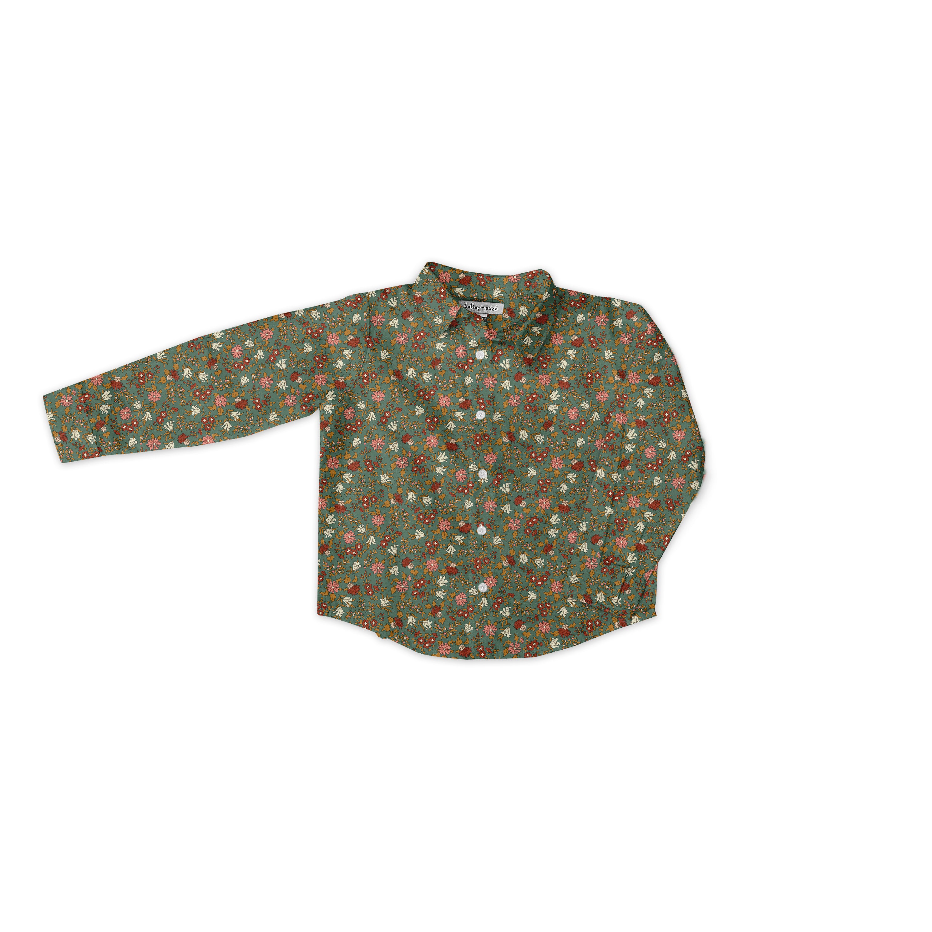 Autumn Berries - Button Up Shirt