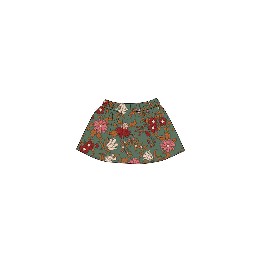 Autumn Berries - Doll Skirt