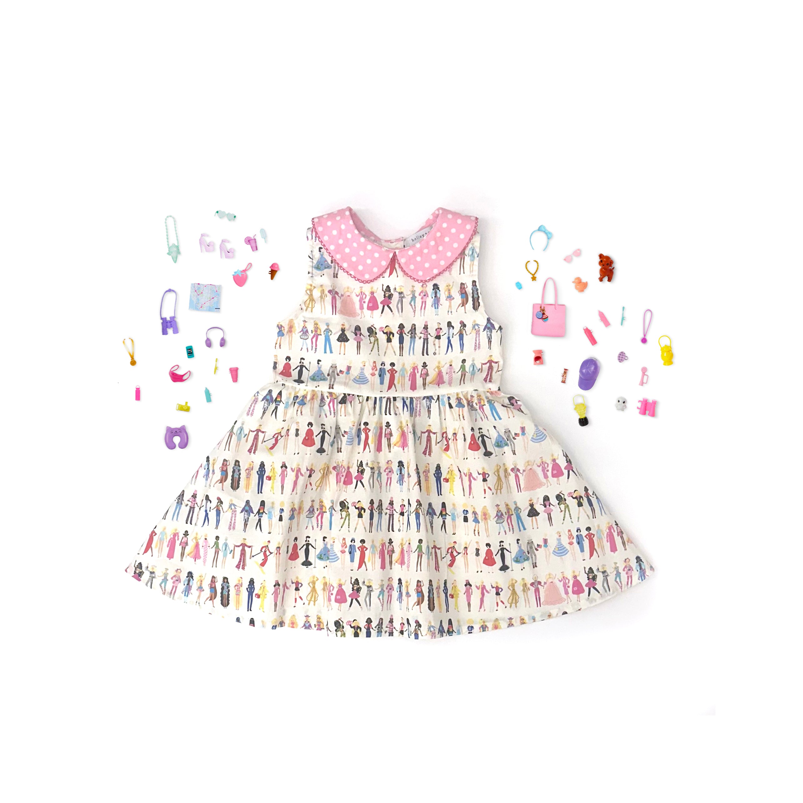 Barbie World - Vintage Style Basque Dress