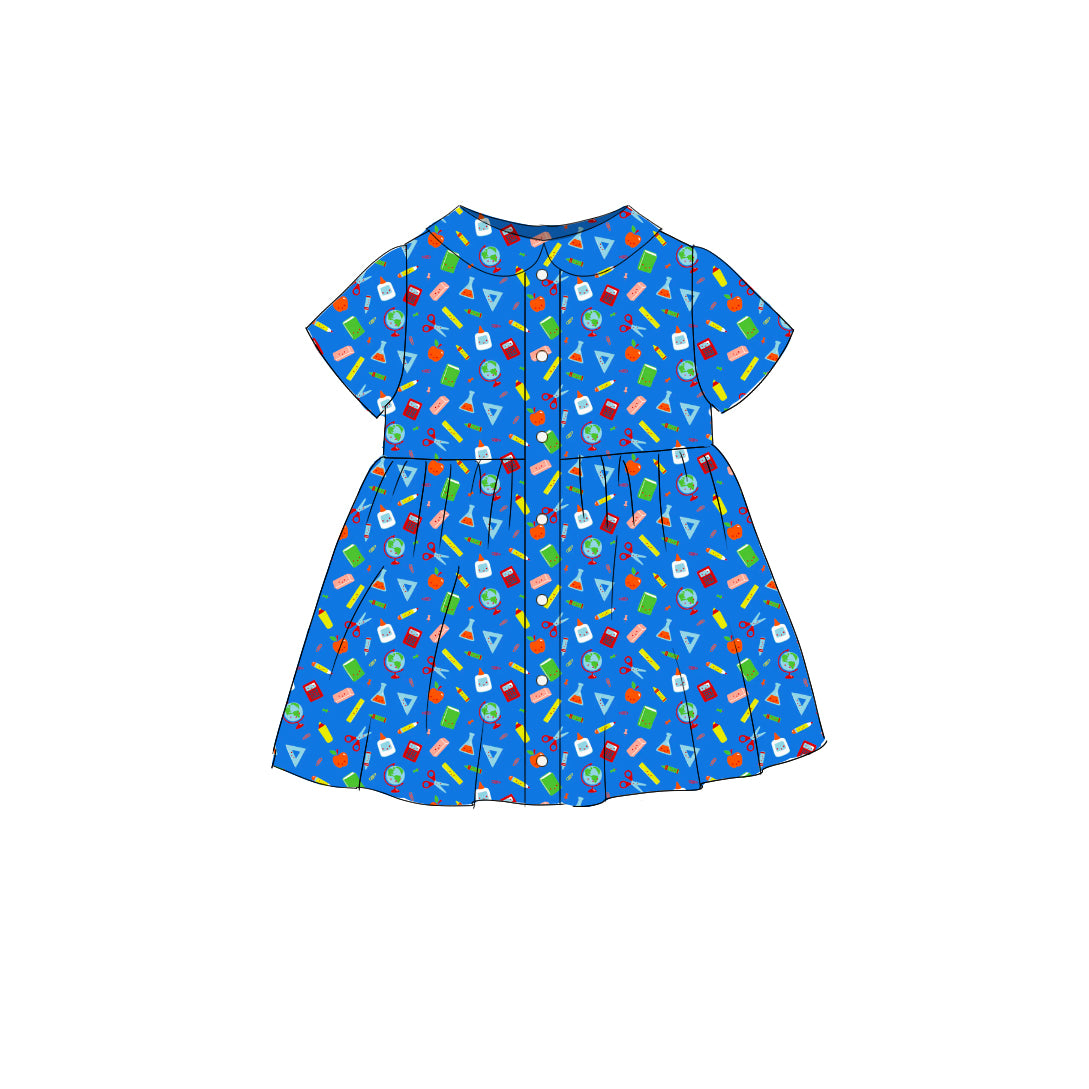 Blue Supplies - Smock Collared Dress