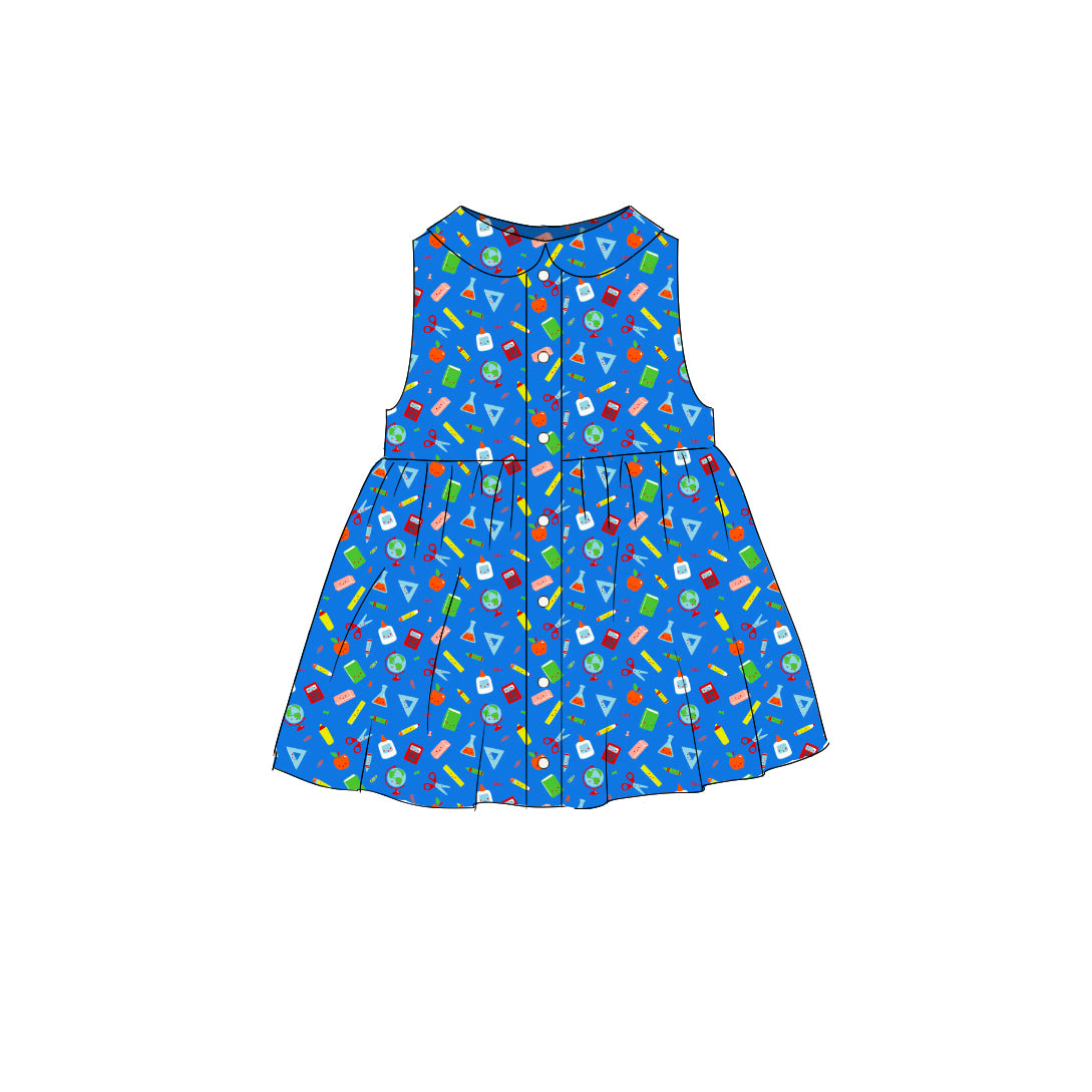 Blue Supplies - Smock Collared Dress