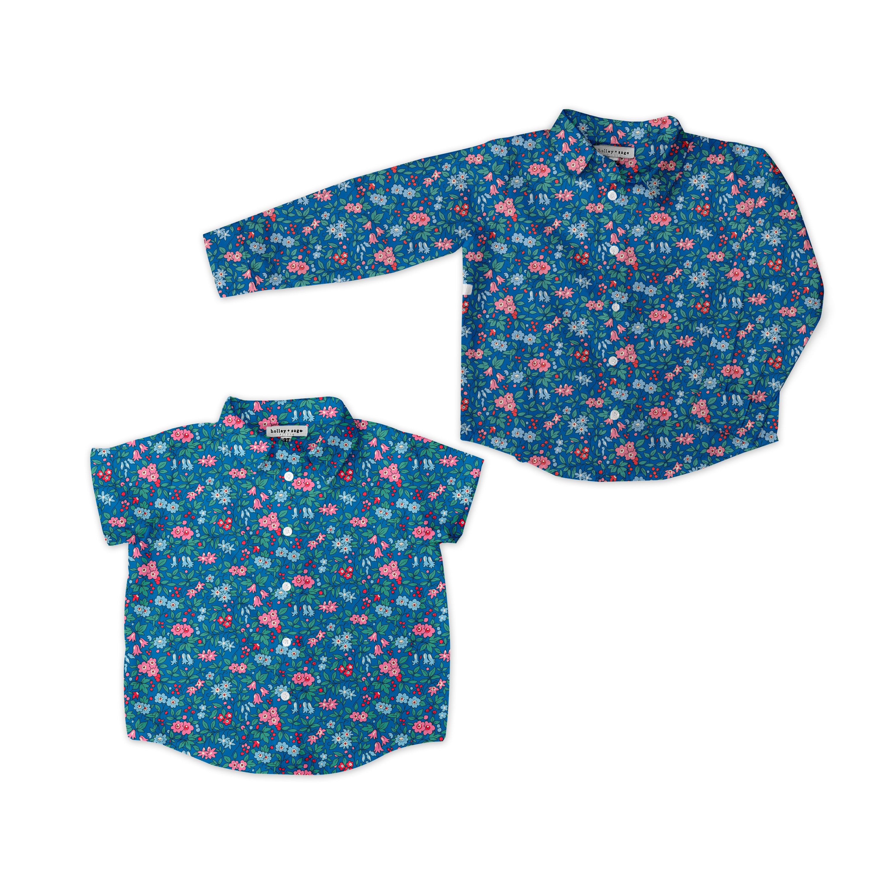 Trailing Blossom - Button Up Shirt