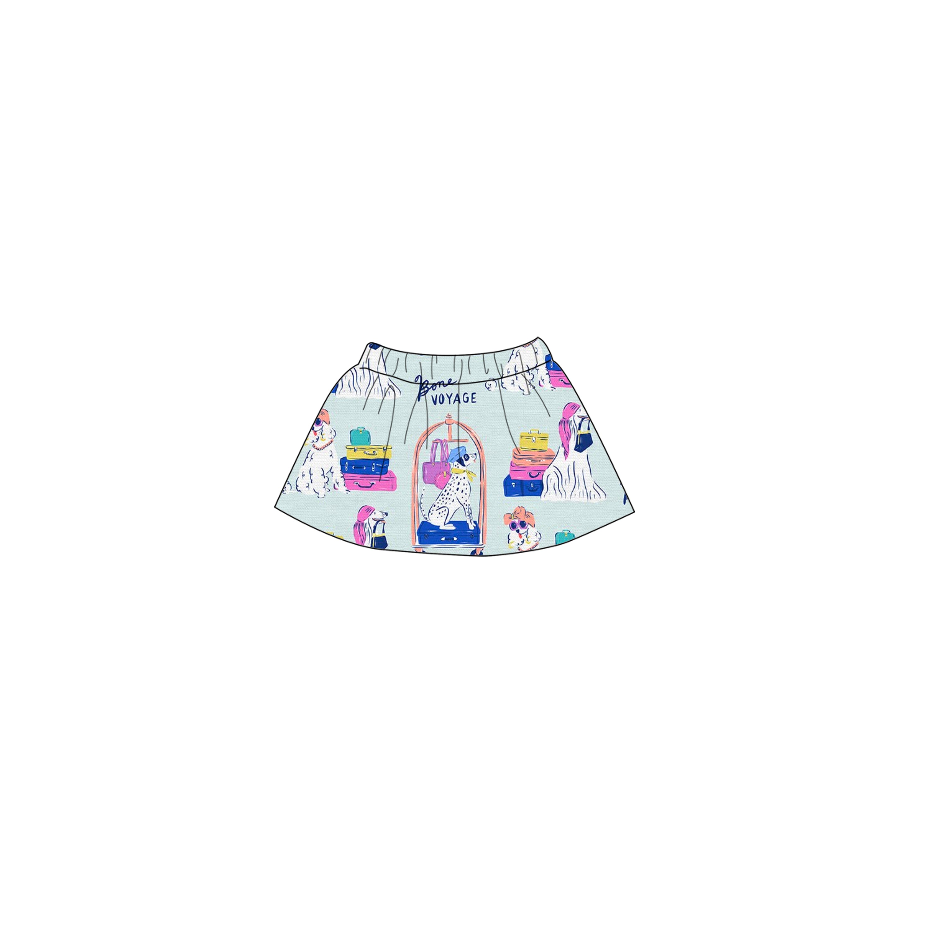 Bone Voyage - Doll Skirt
