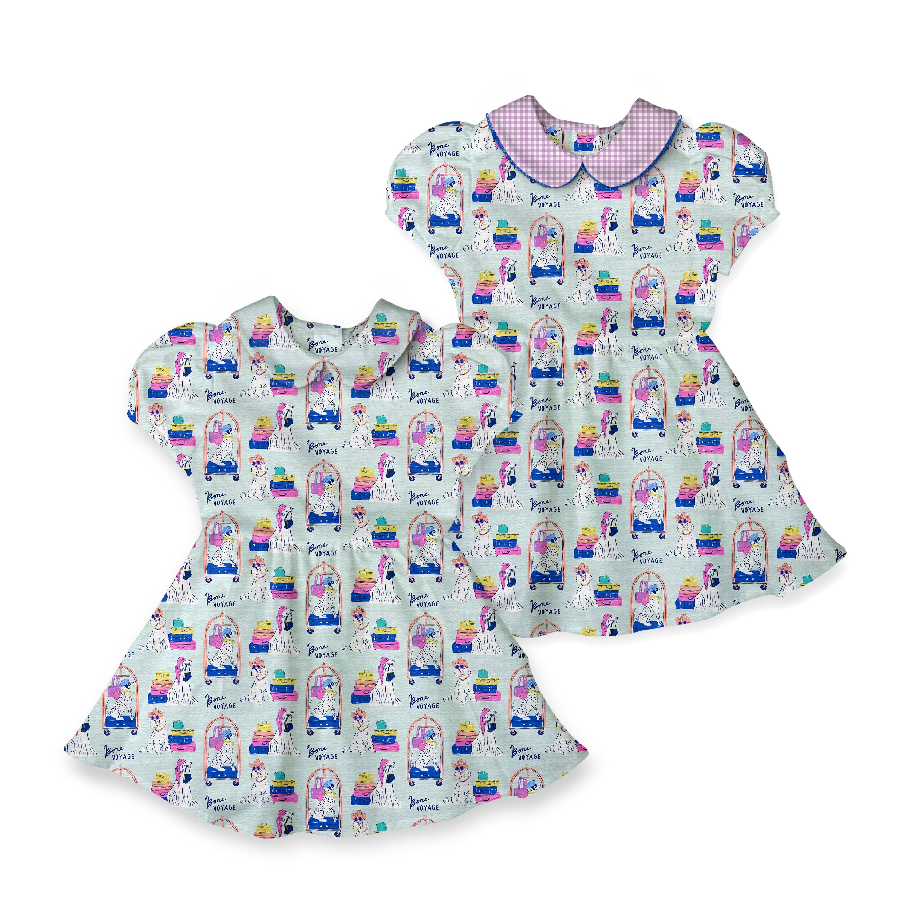 Bone Voyage - Vintage Style Basque Dress