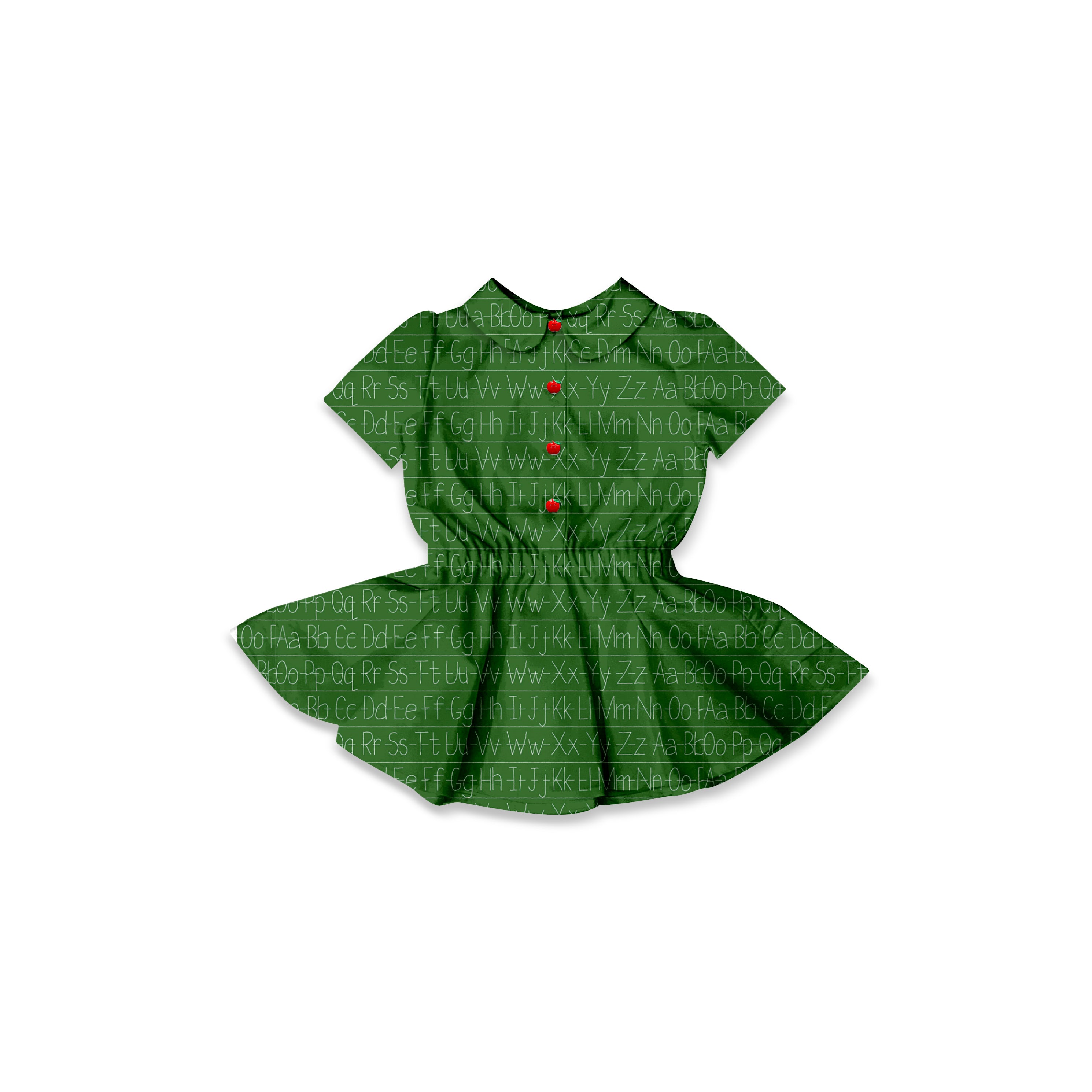 Chalkboard - Button Front Twirl Dress