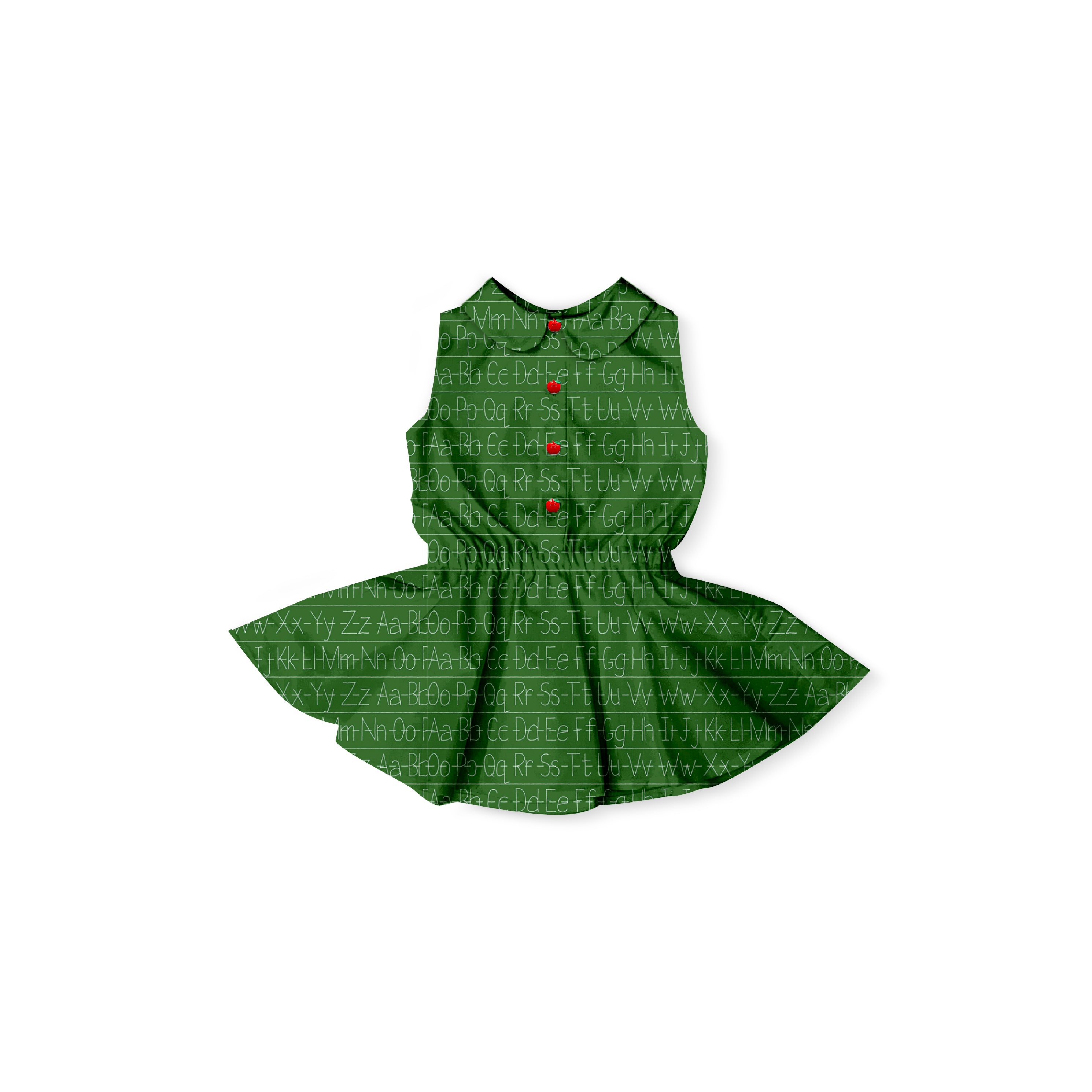 Chalkboard - Button Front Twirl Dress
