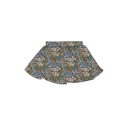 Charcoal Flower Field - Skirt
