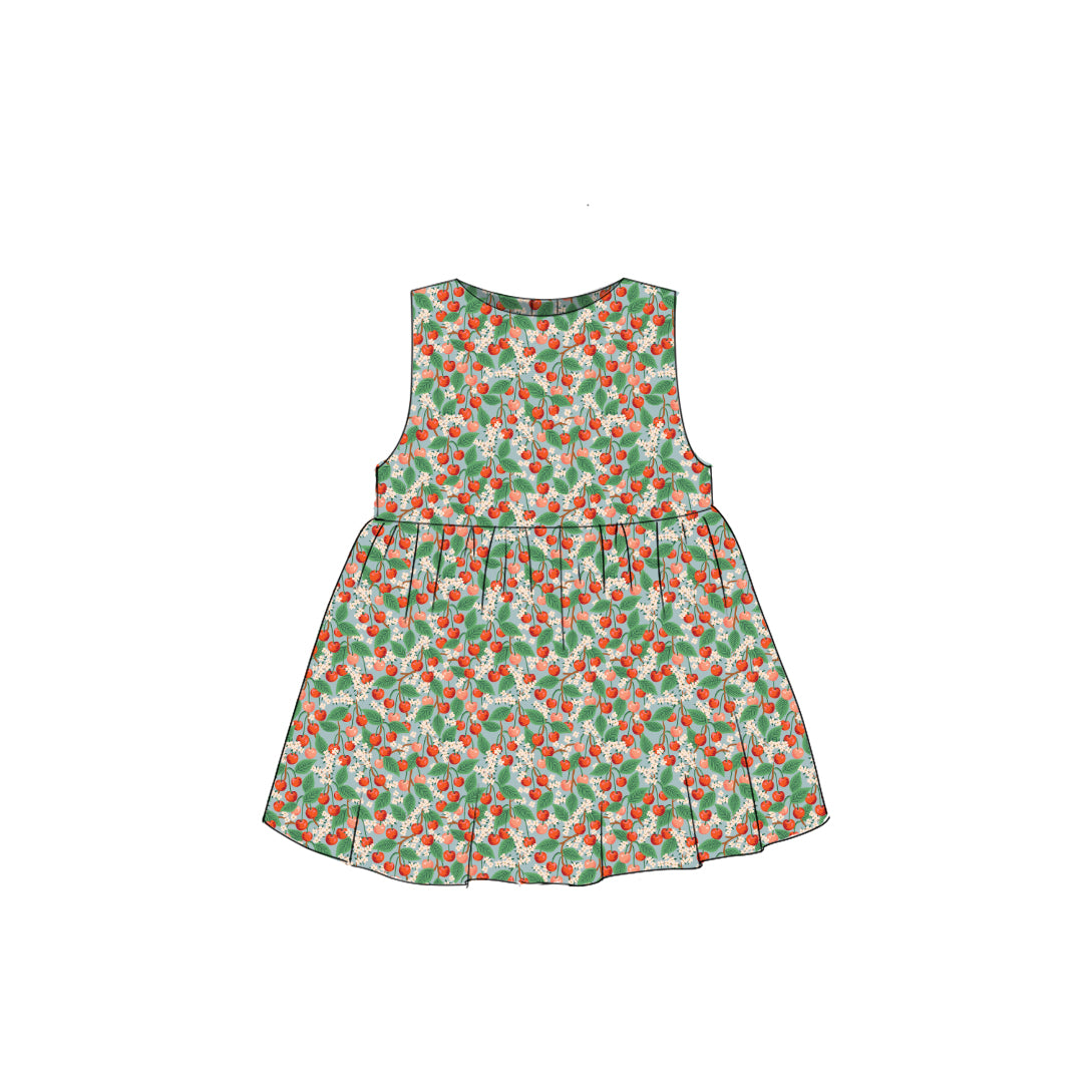 Cherries - Simple Smock Dress