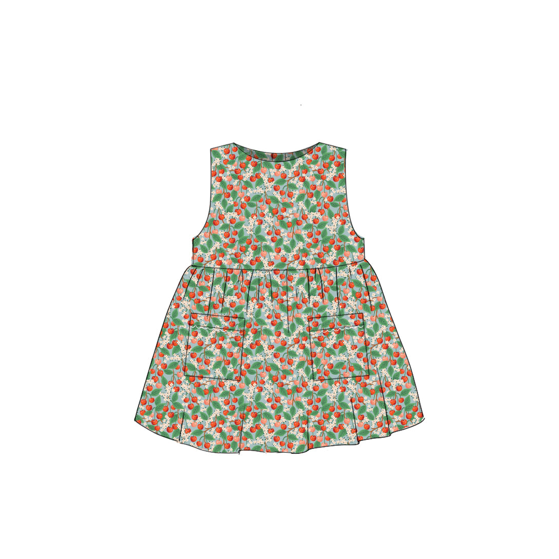 Cherries - Simple Smock Dress