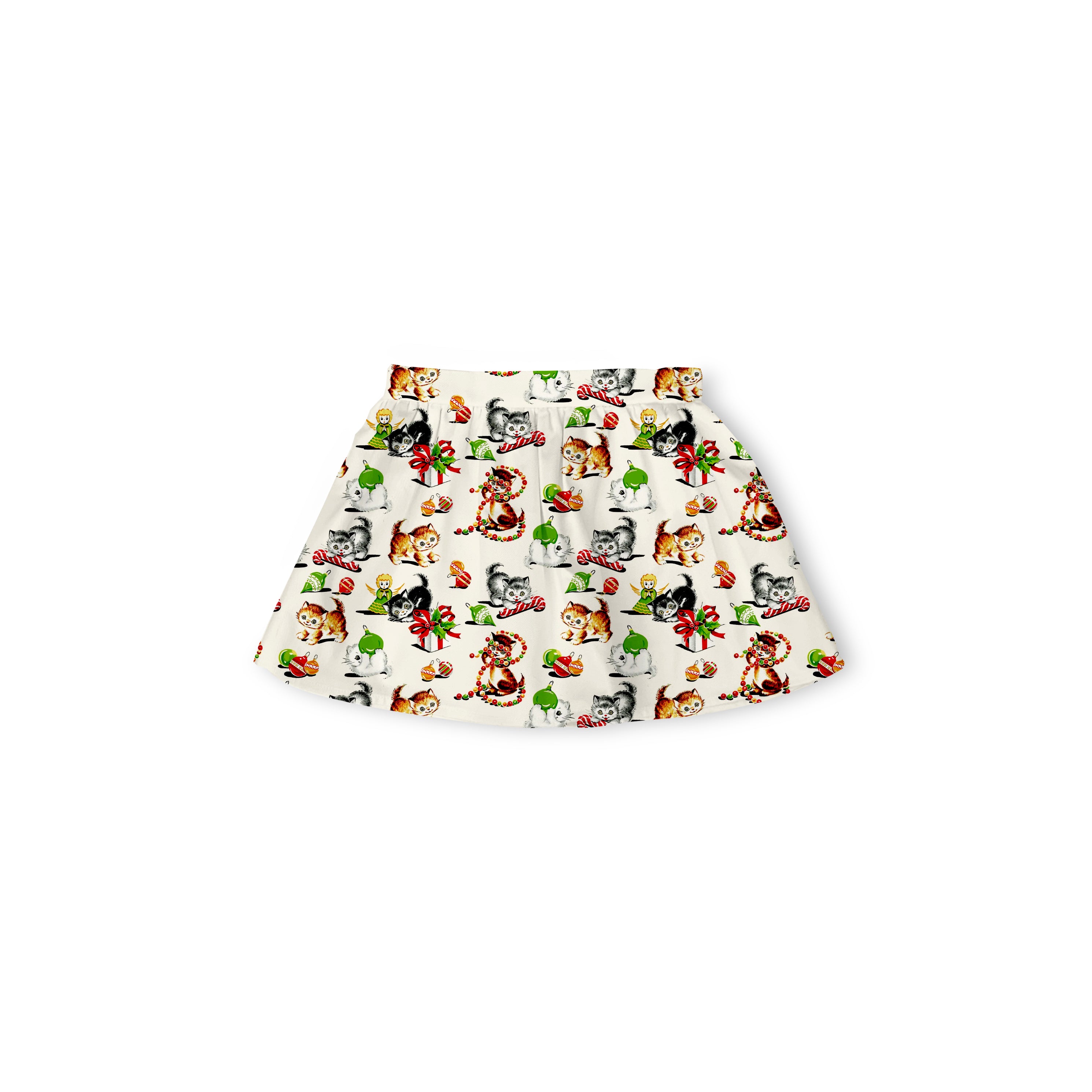 Christmas Kitties - Skirt