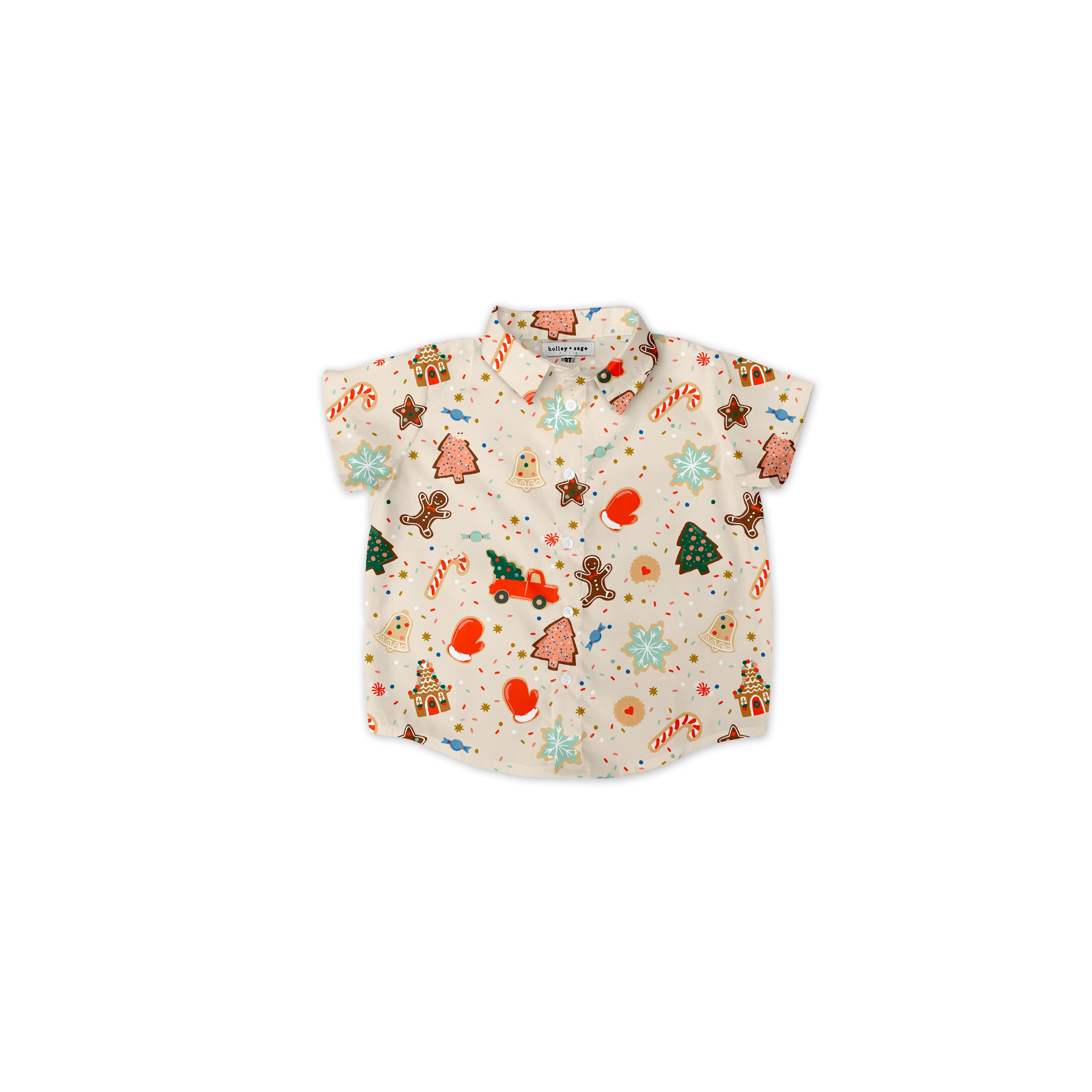 Christmas Cookies - Button Up Shirt