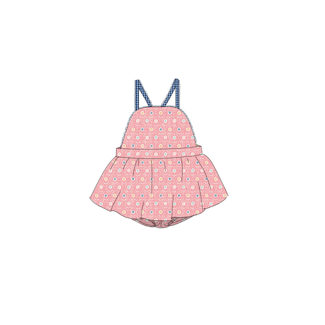 Daisy Party - Skirted Romper