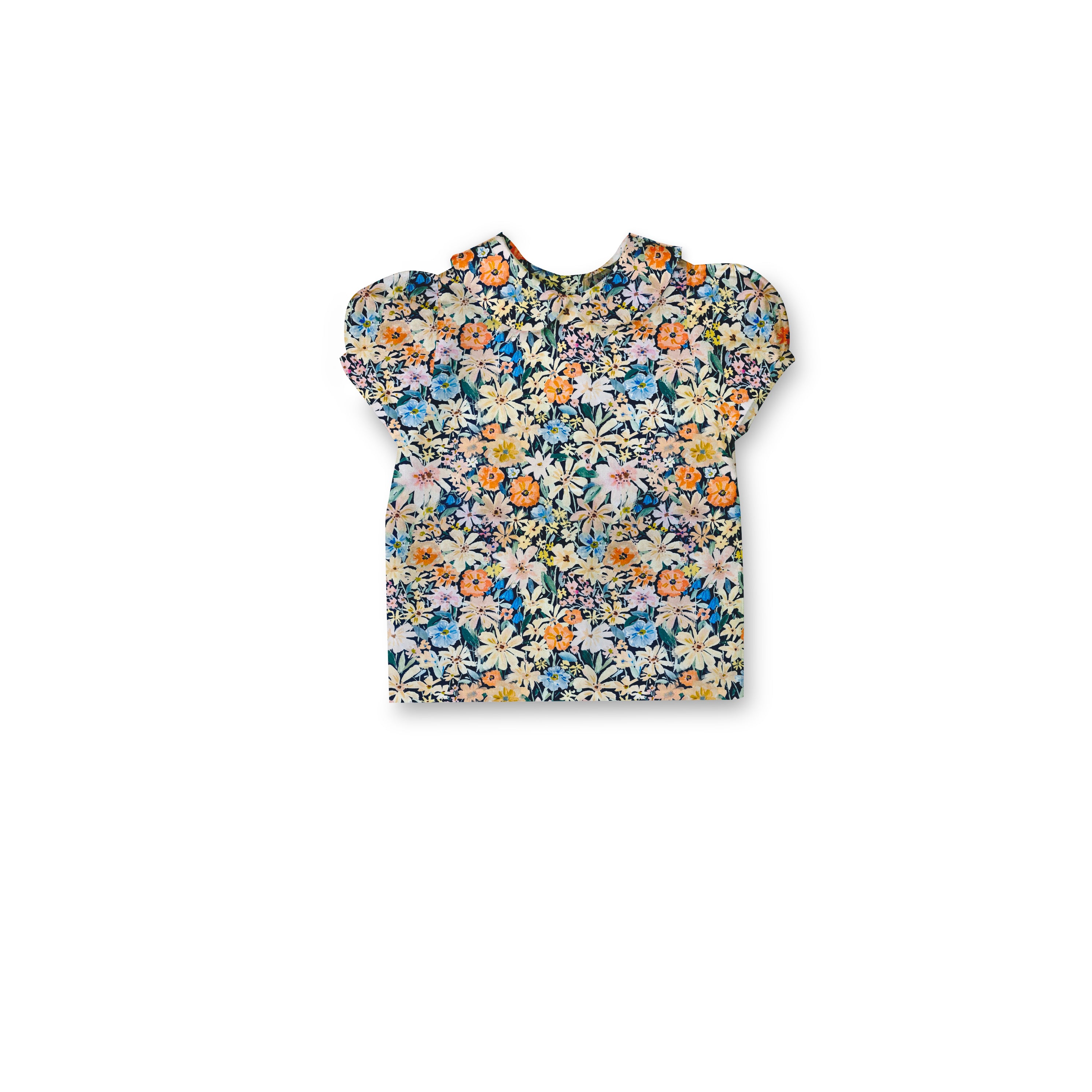 Denim Floral - Blouse