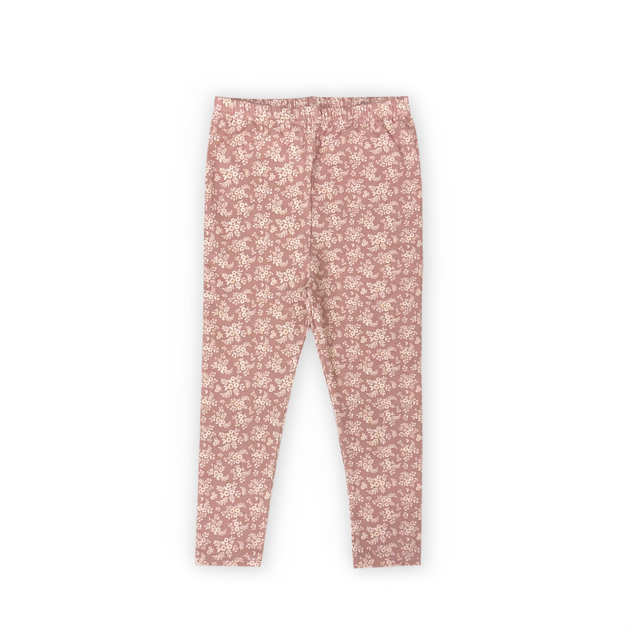 Jersey Leggings in Mauve Floral