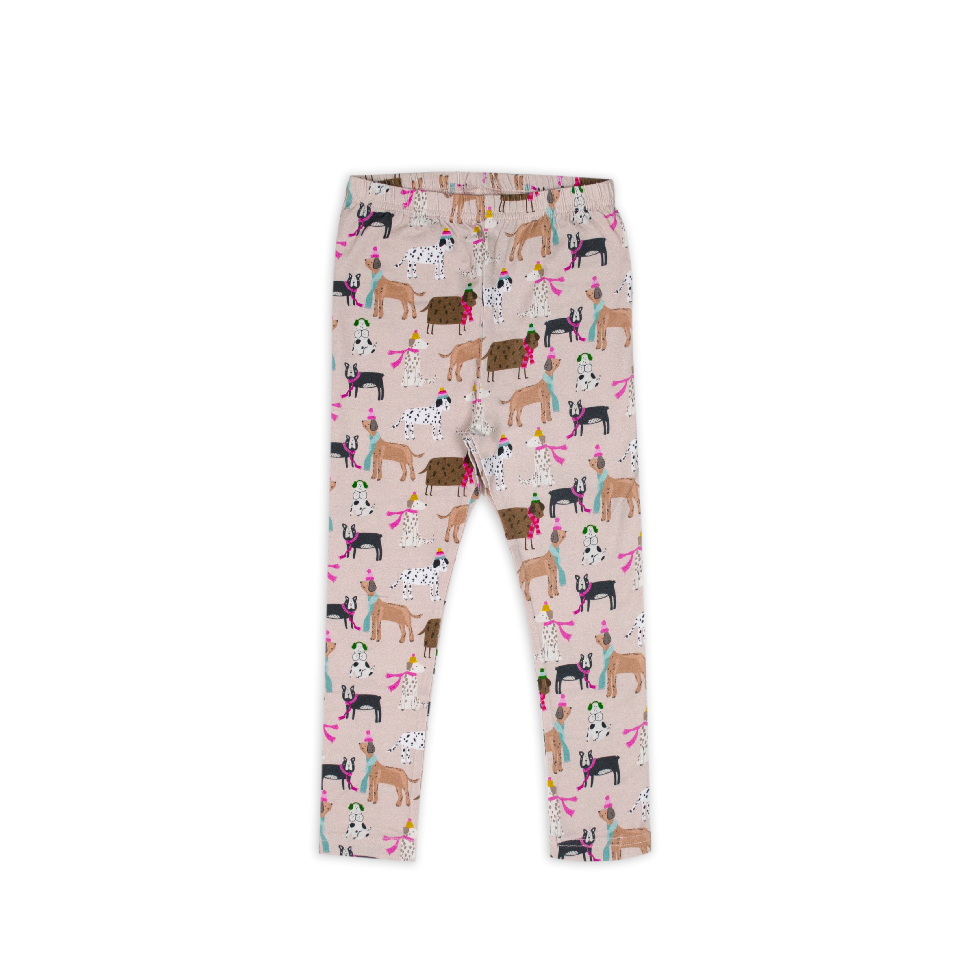 SAMPLE SALE, Winter Pups Leggings, 2T