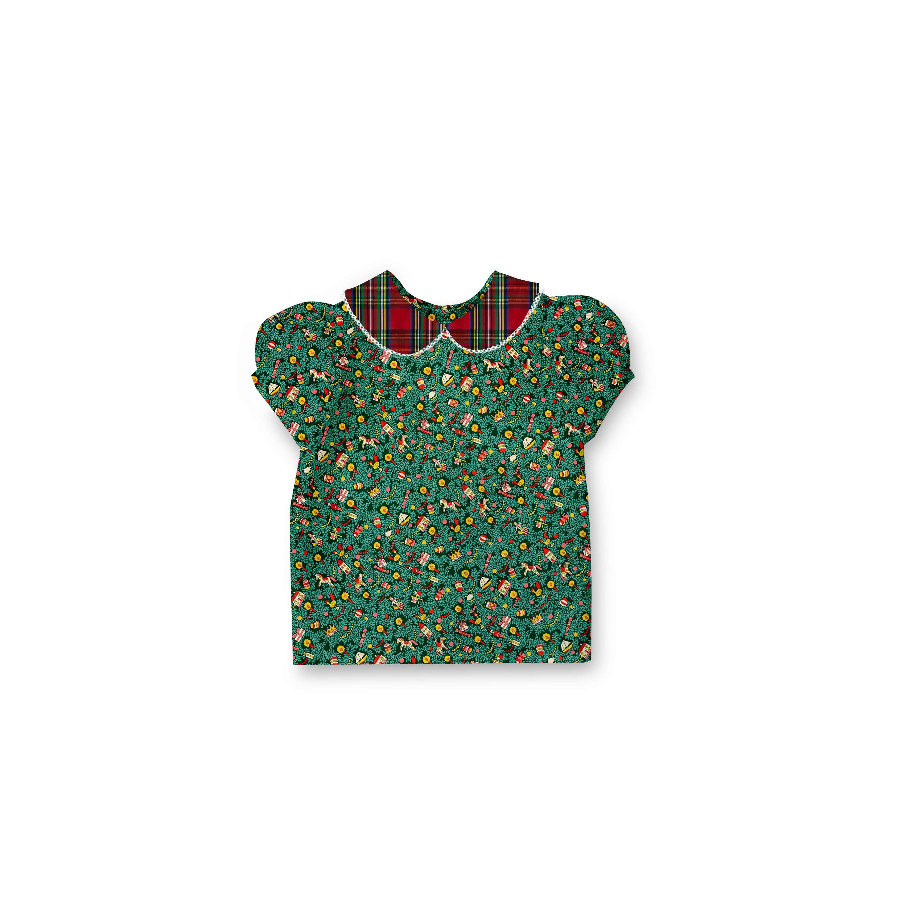 Festive Fair - Puff Sleeve Blouse