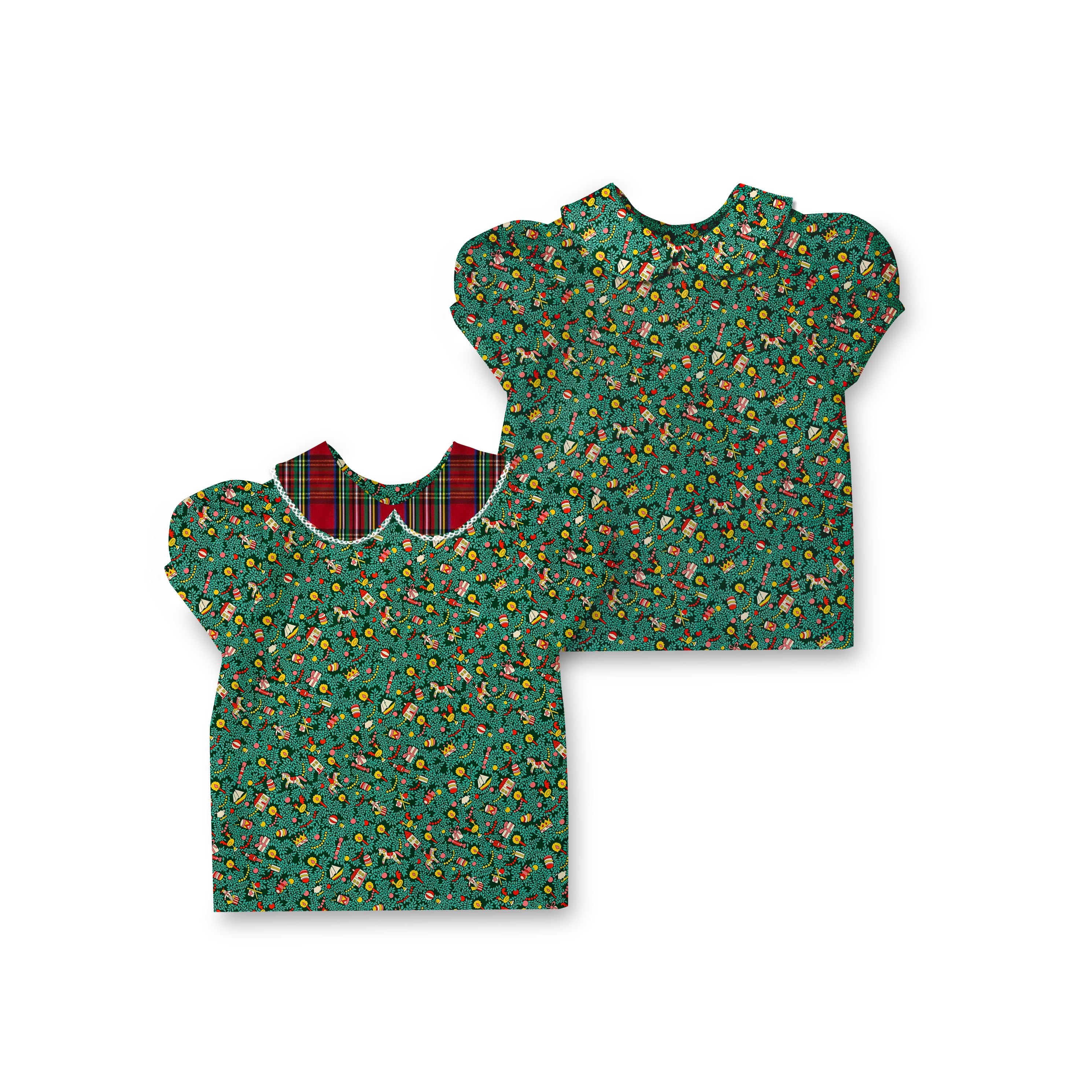 Festive Fair - Puff Sleeve Blouse