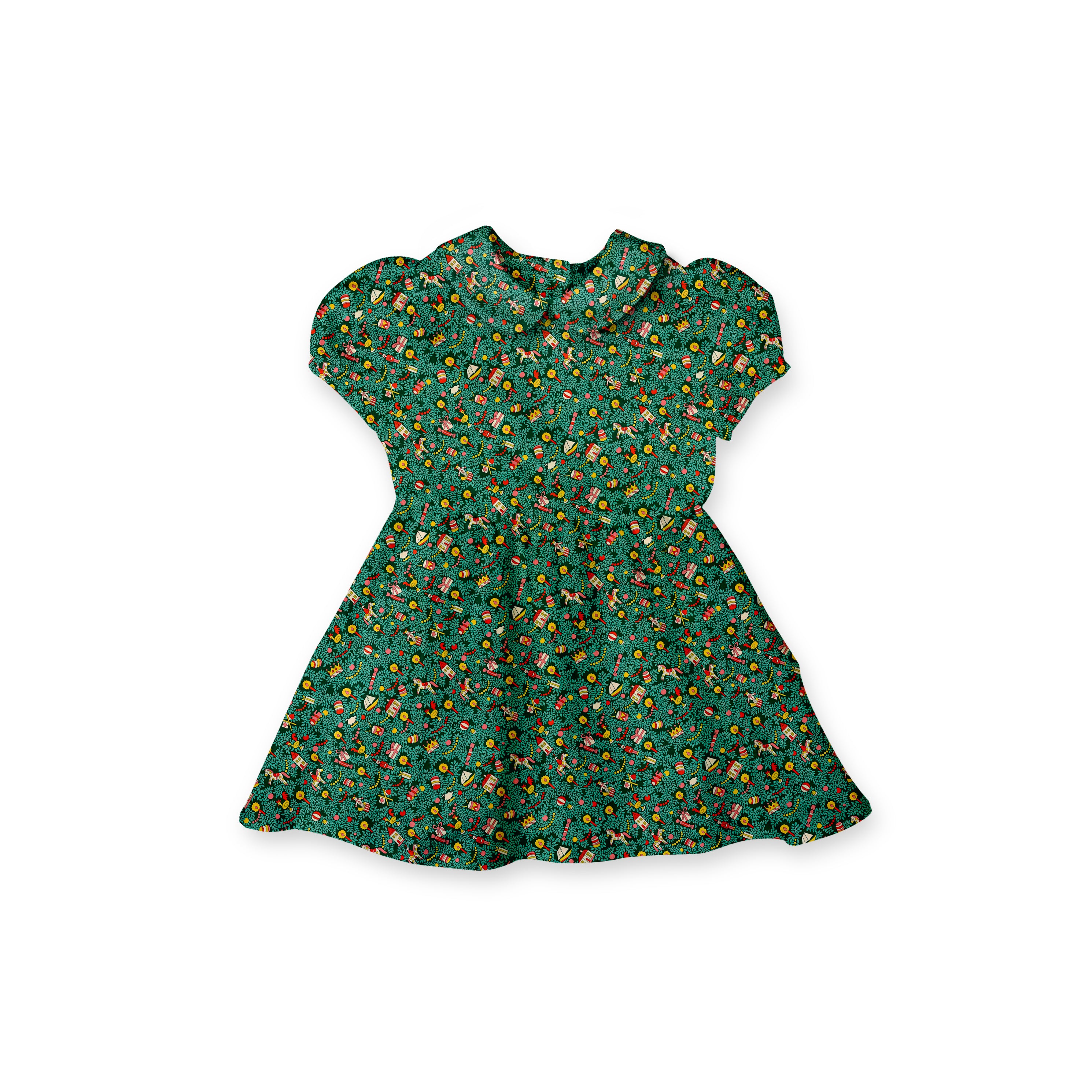 Festive Fair - Vintage Style Basque Dress