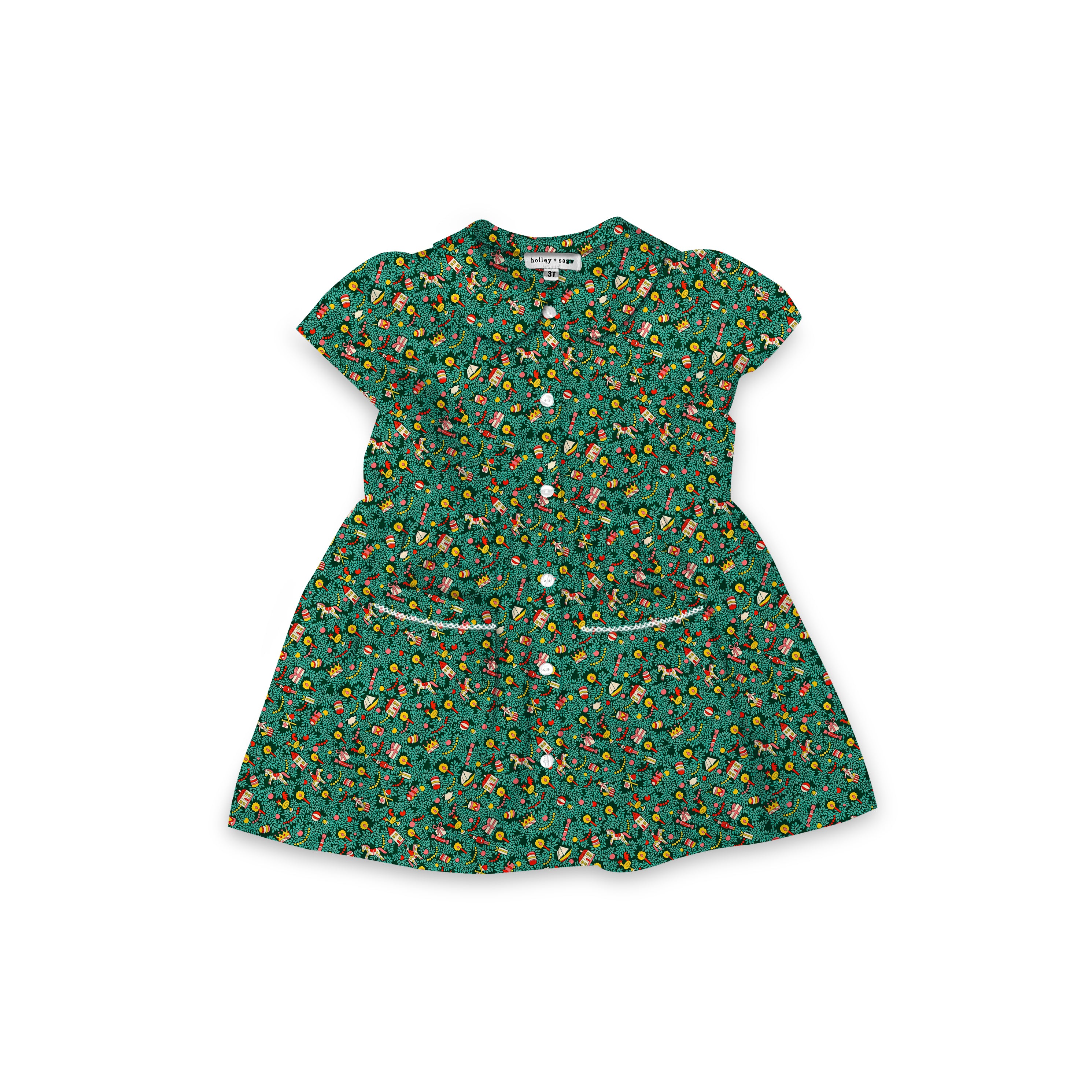 Festive Fair - Smock Collared Dress