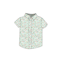 Flamingos - Button Up Shirt