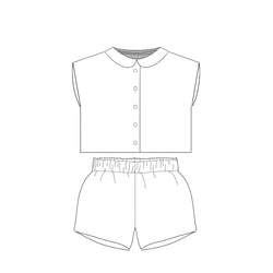Custom Fabric - Boxier Crop Set