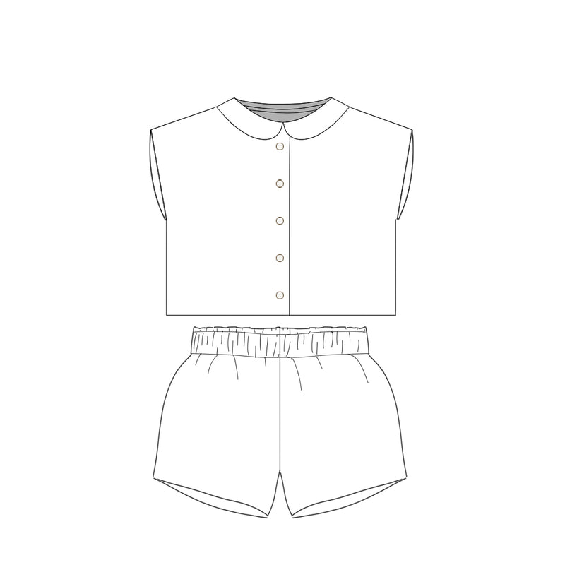 Custom Fabric - Boxier Crop Set