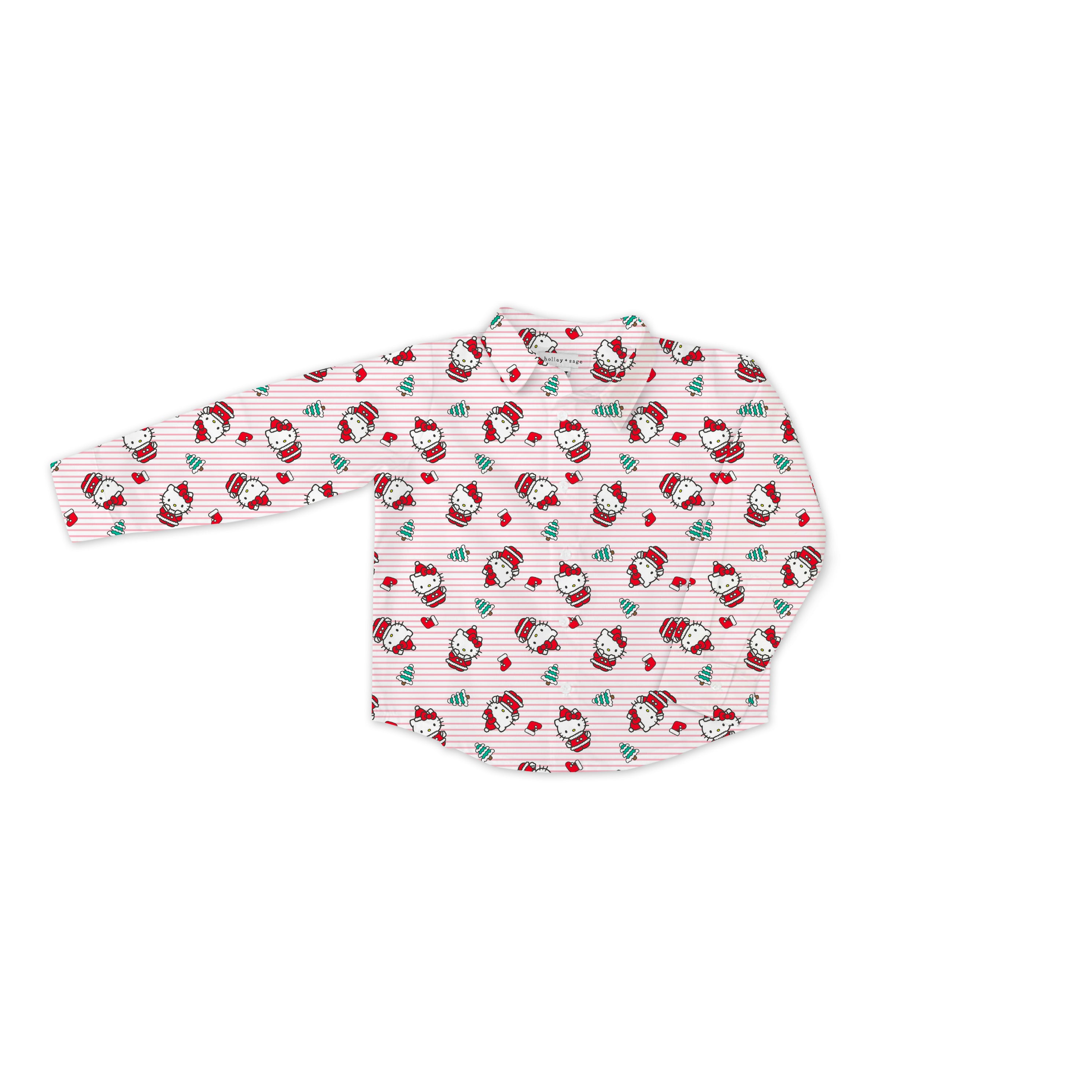 HK Christmas - Button Up Shirt