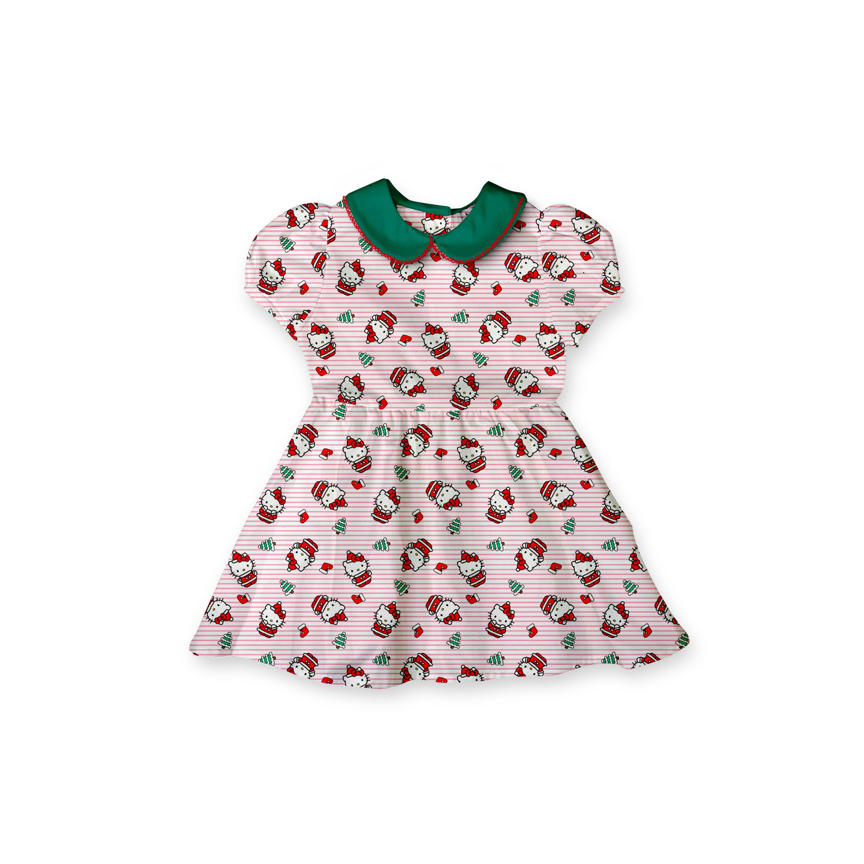 HK Christmas - Vintage Style Basque Dress