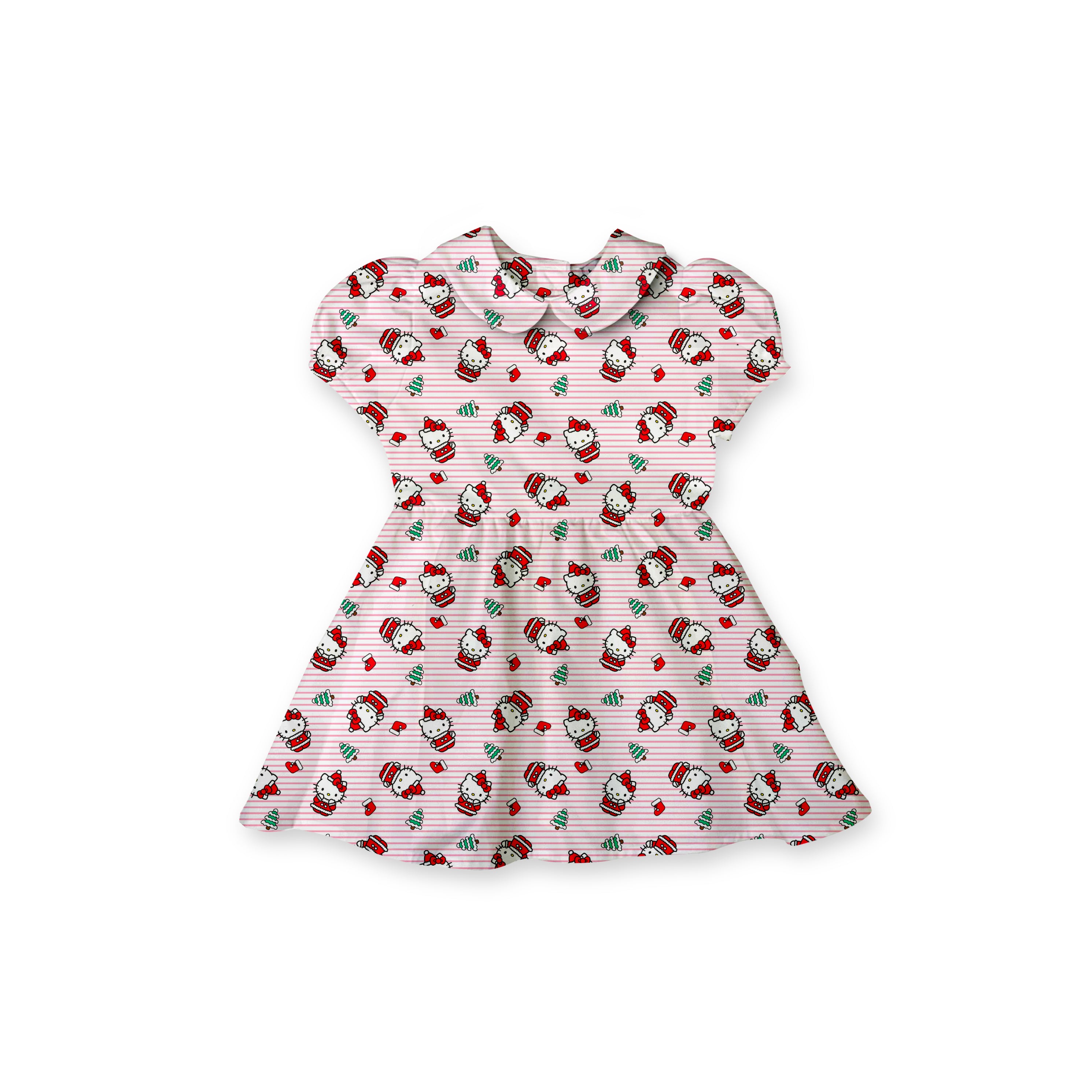 HK Christmas - Vintage Style Basque Dress