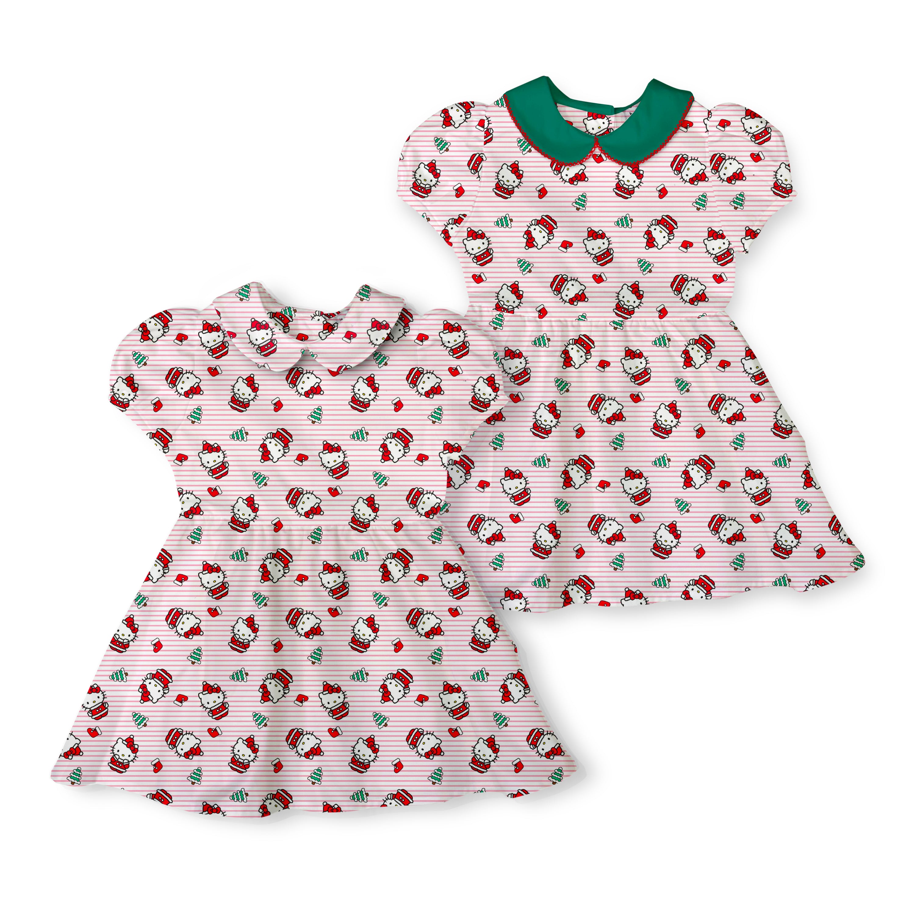 HK Christmas - Vintage Style Basque Dress