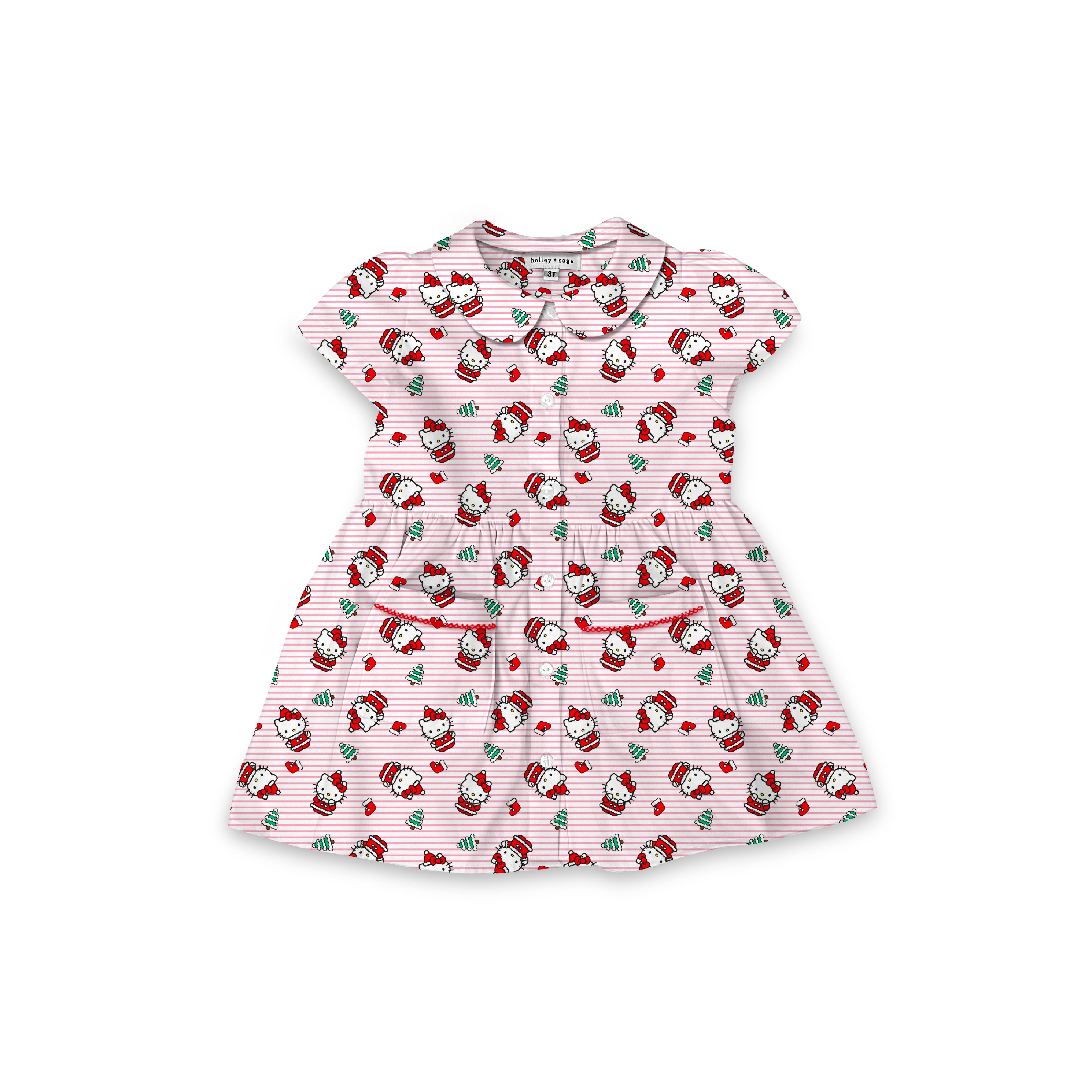 HK Christmas - Smock Collared Dress