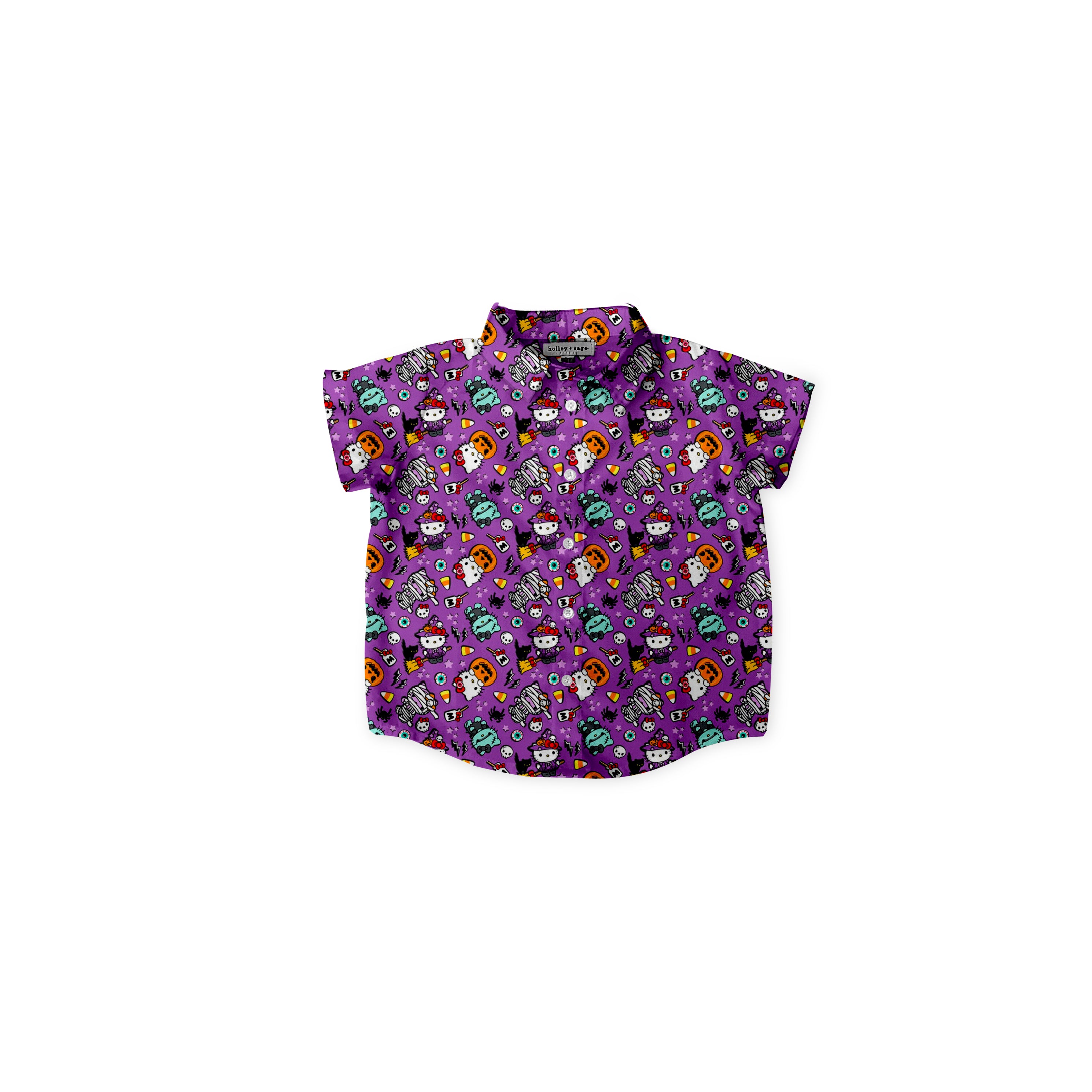 HK Halloween- Button Up Shirt