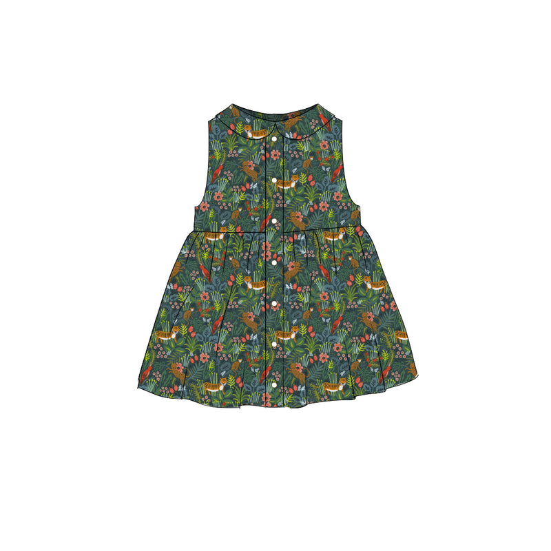 Jungle - Smock Collared Dress