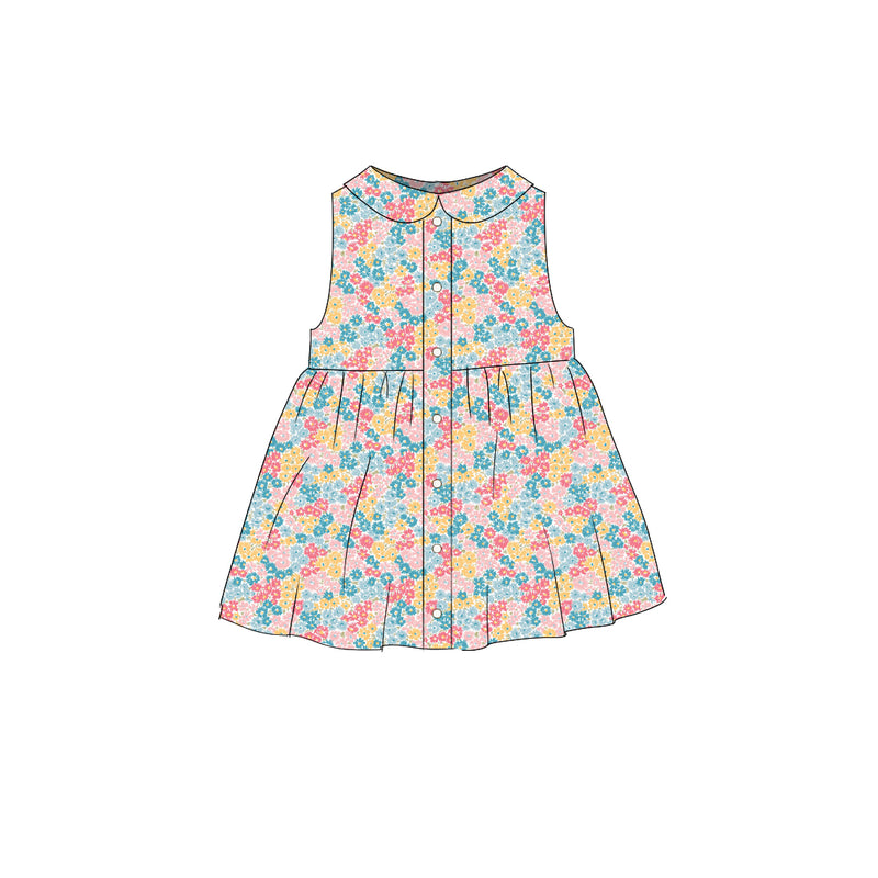 Kensington Confetti - Smock Collared Dress