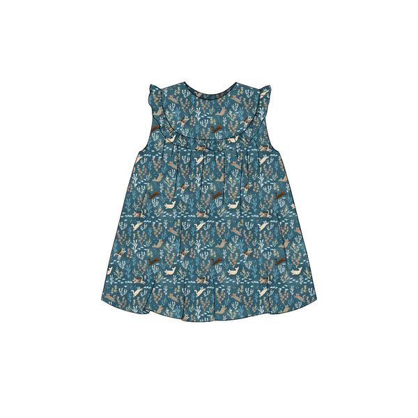 La Mer Kitties - Ruffle Bib Dress