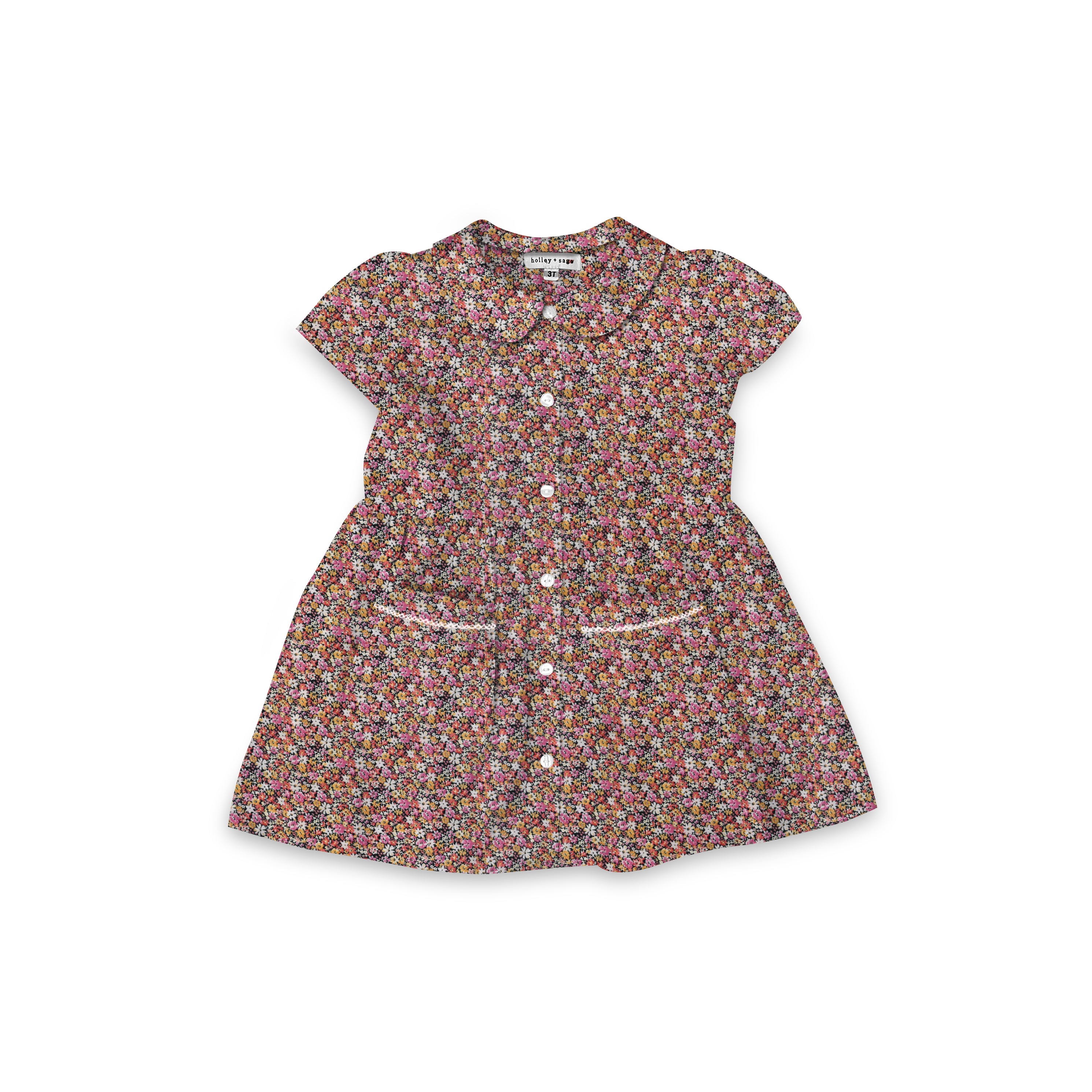 Autumn Lawn - Smock Collared Dress