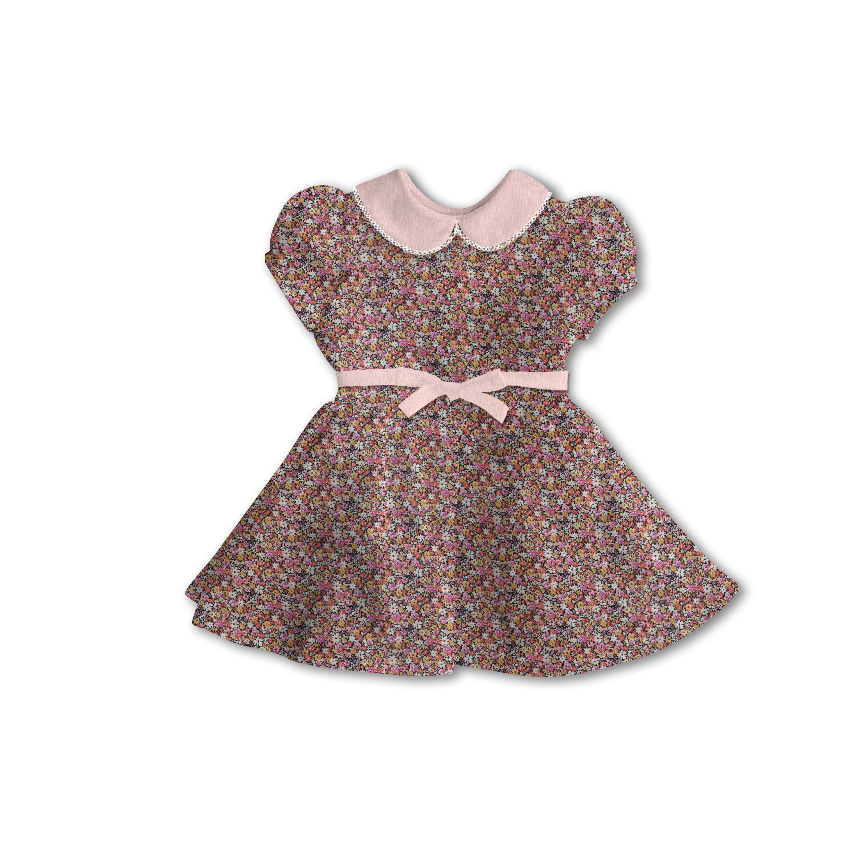 Autumn Lawn - Tea Basque Dress