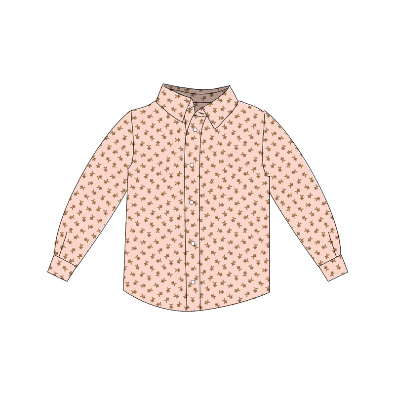 Little Gingerbread - Button Up Shirt