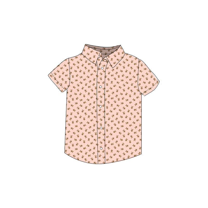 Little Gingerbread - Button Up Shirt