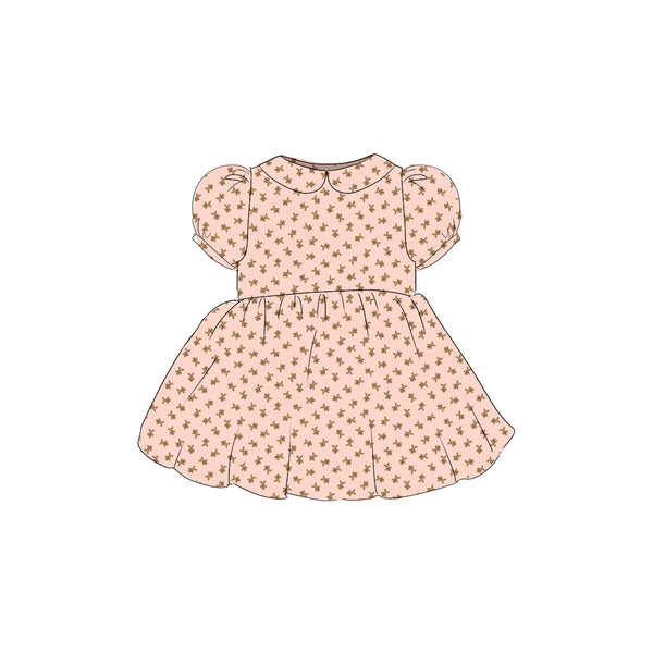 Little Gingerbread - Vintage Style Basque Dress