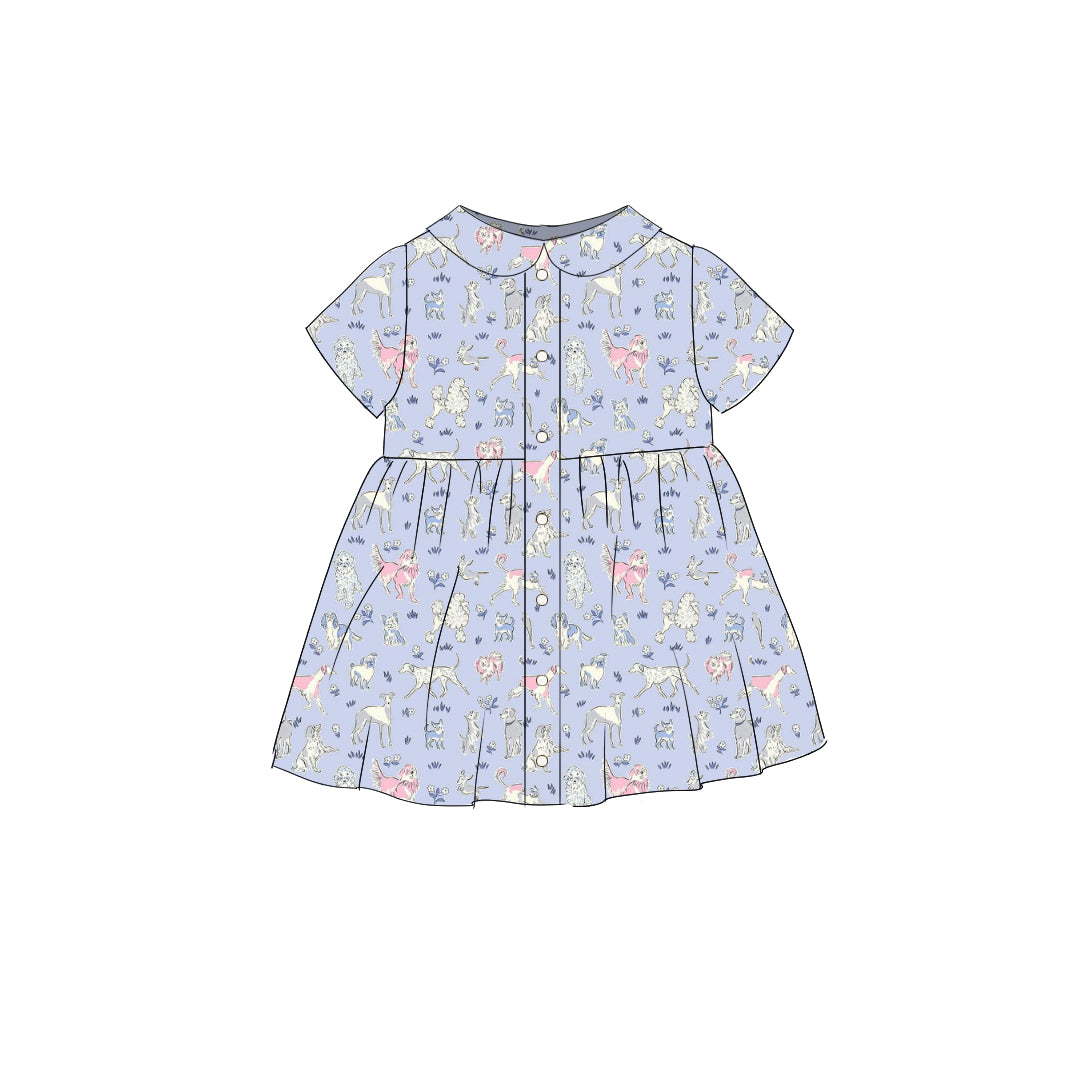 London Pups - Smock Collared Dress