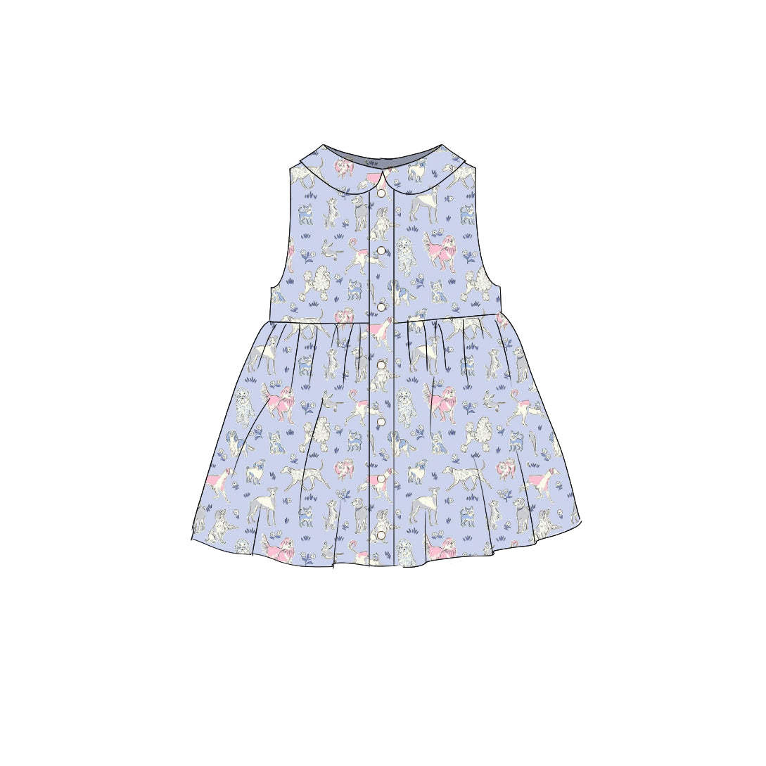 London Pups - Smock Collared Dress