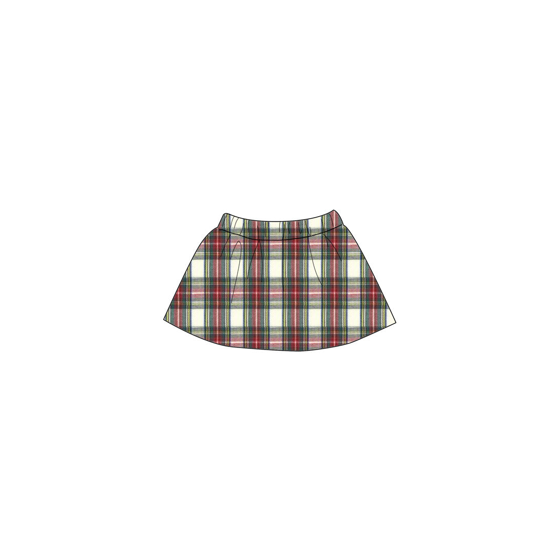 Christmas Flannel - Doll Skirt