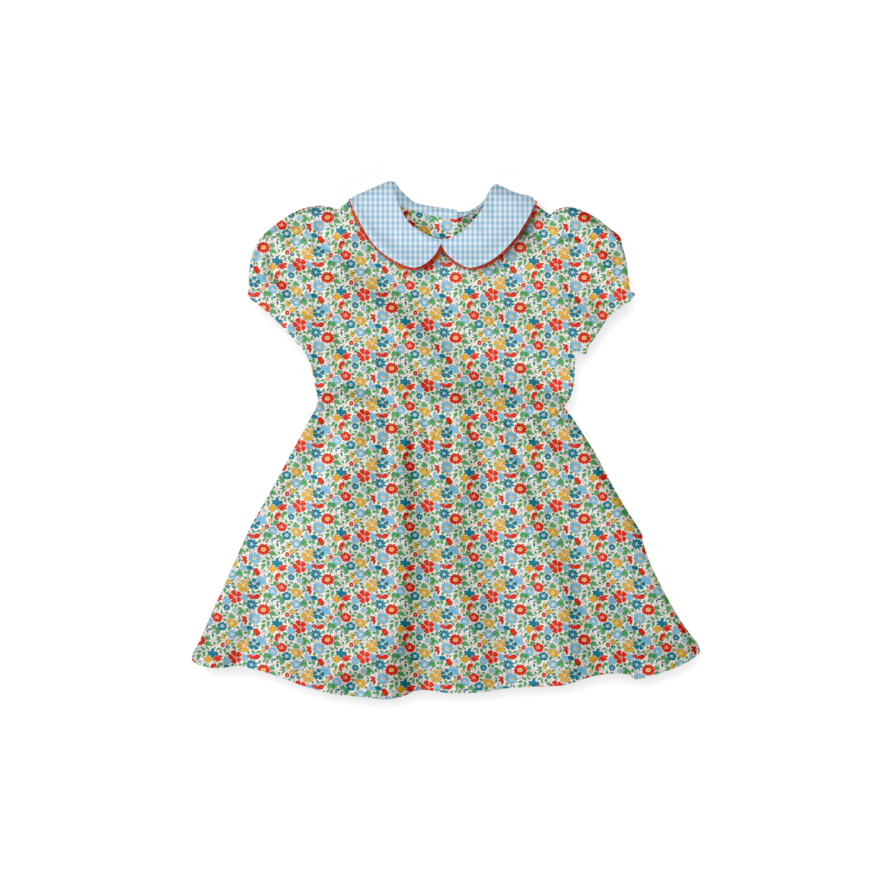 Palace Petals - Vintage Style Basque Dress