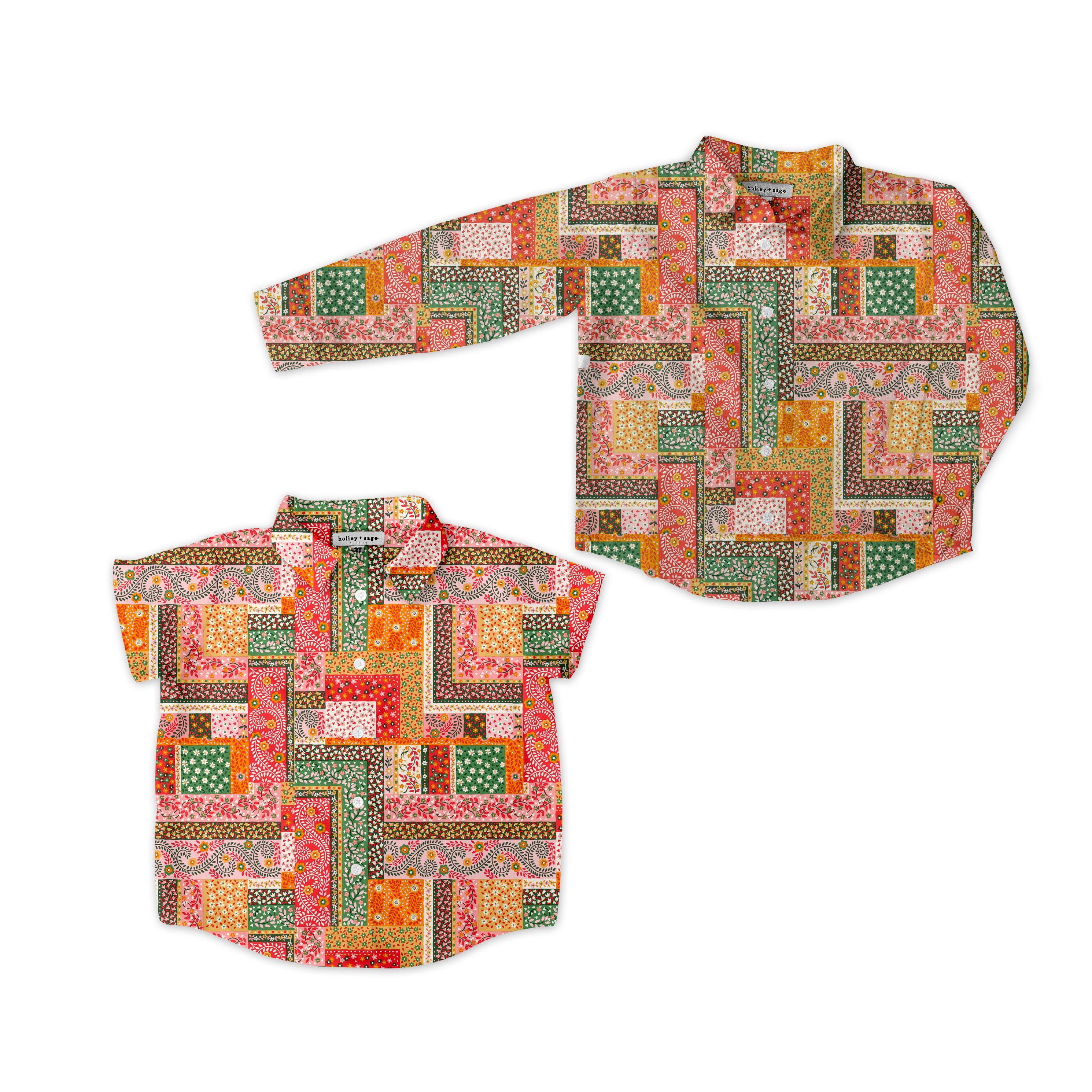 Liberty Patchwork - Button Up Shirt