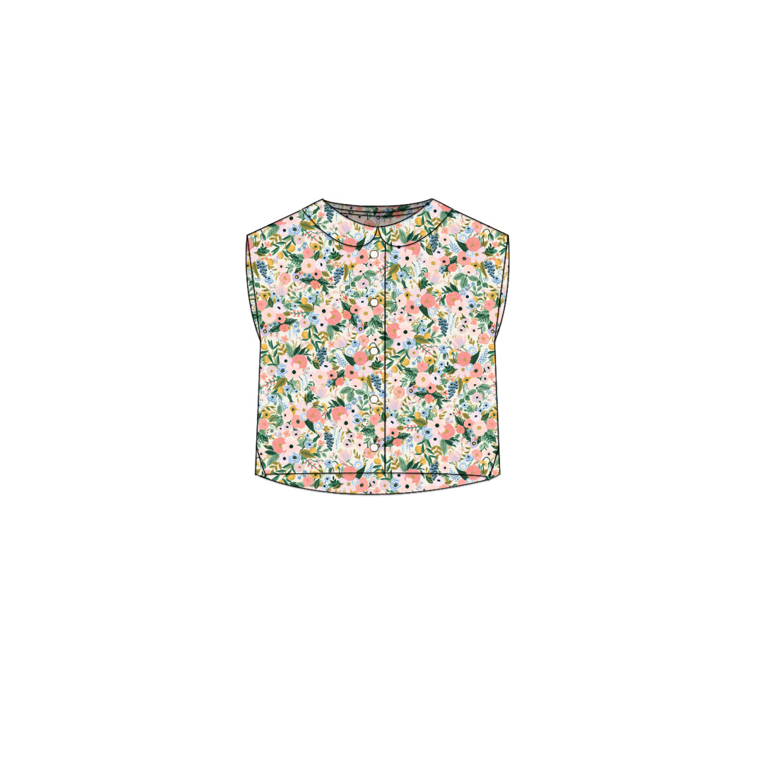 Petite Garden Rayon - Blouse