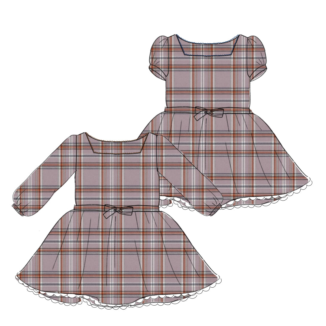 Fall 24 Plaid - Tea Dress