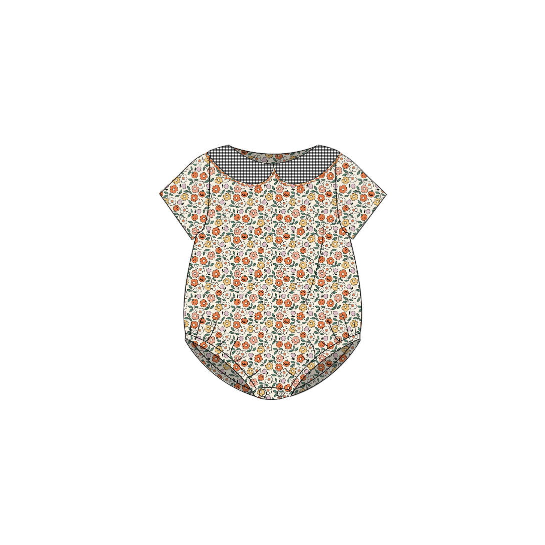 Pumpkin Floral - Baby Bubble