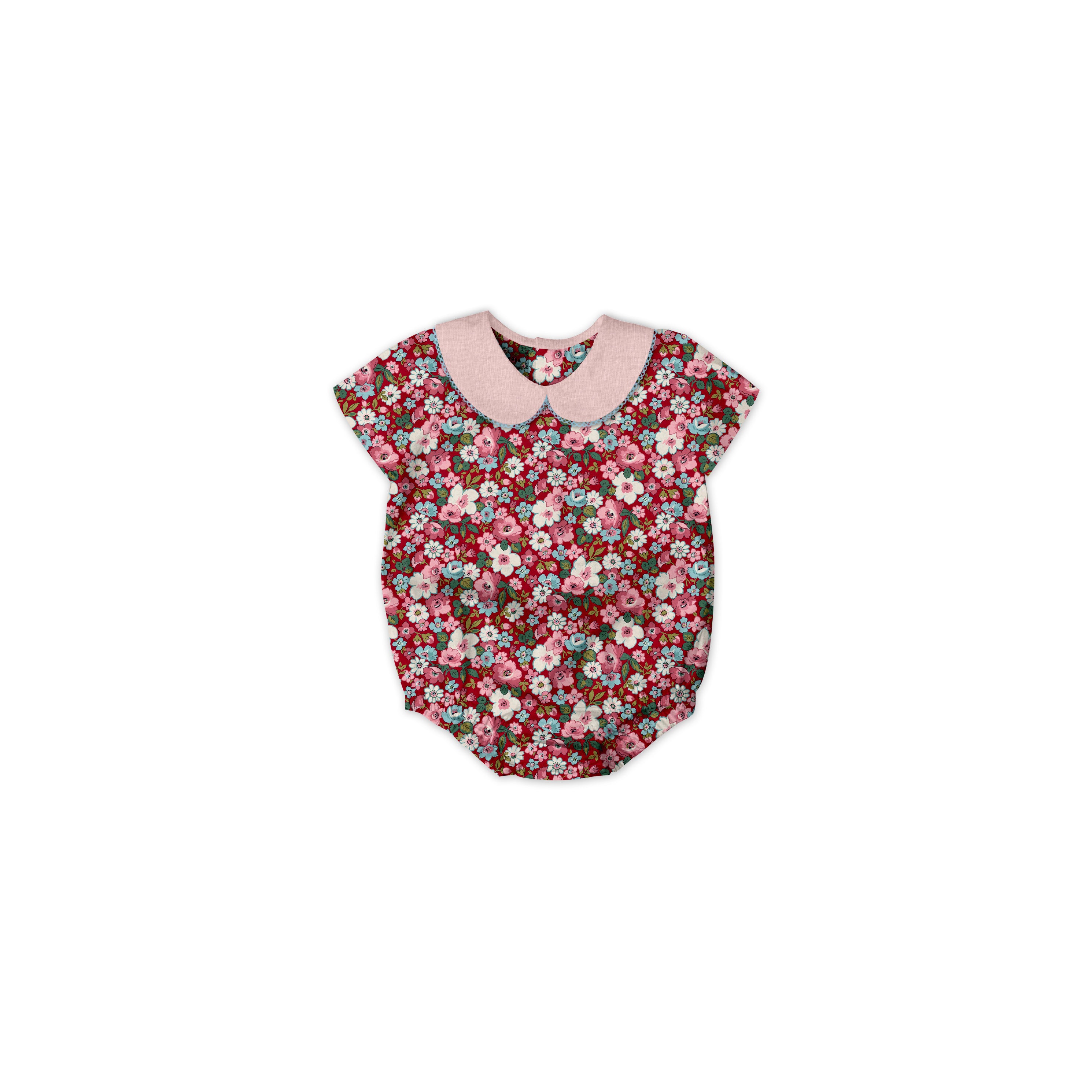 Red-Liberty-Floral - Baby Bubble