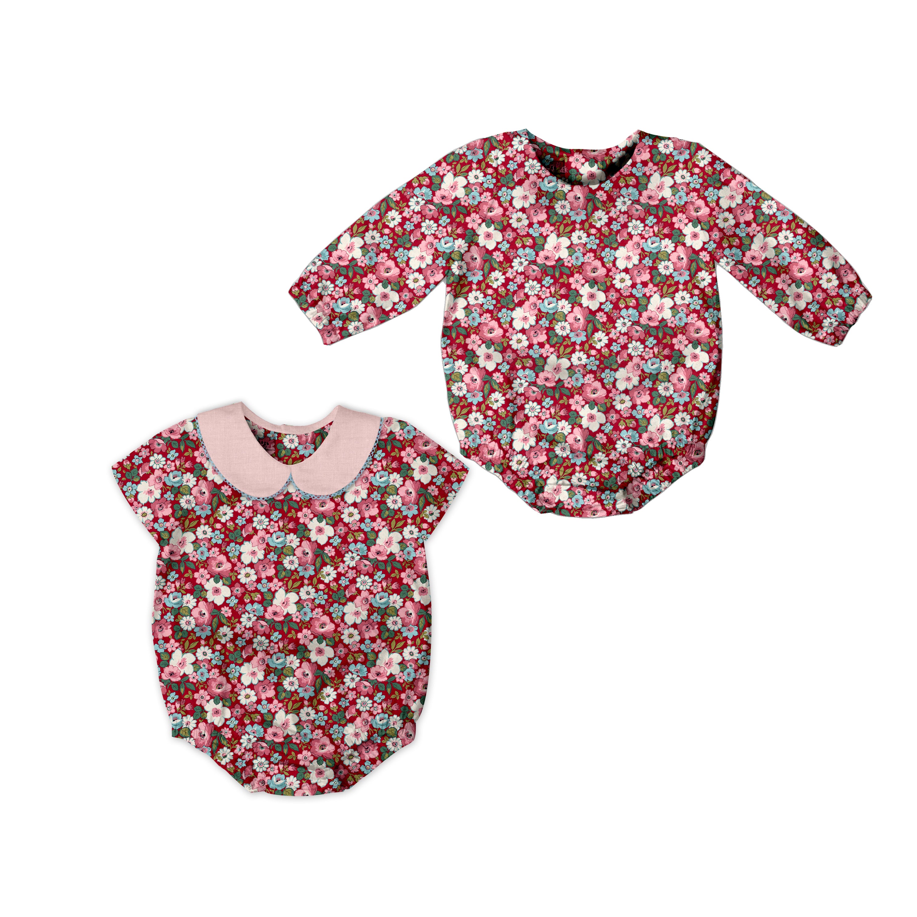Red-Liberty-Floral - Baby Bubble